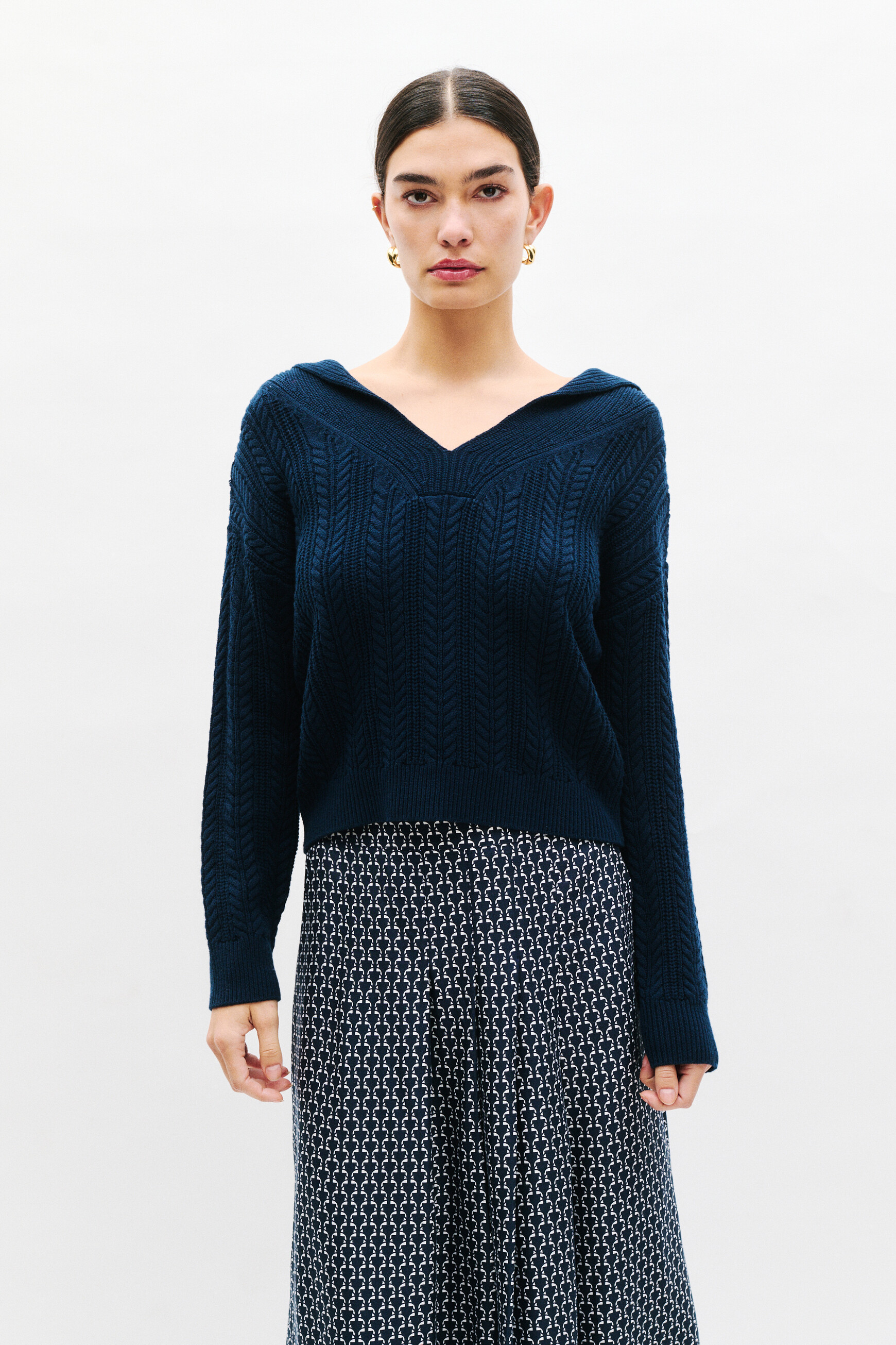 pull mnathan bleu marine femme Pull Mnathan bleu marine femme