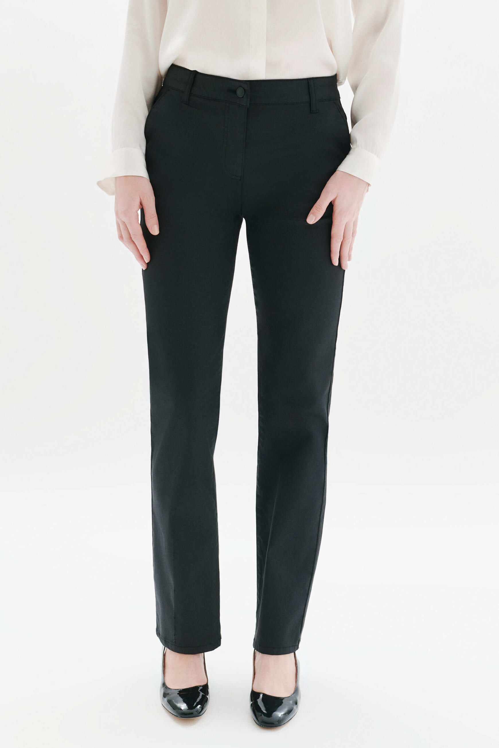 Hose Pcomilong schwarz damen