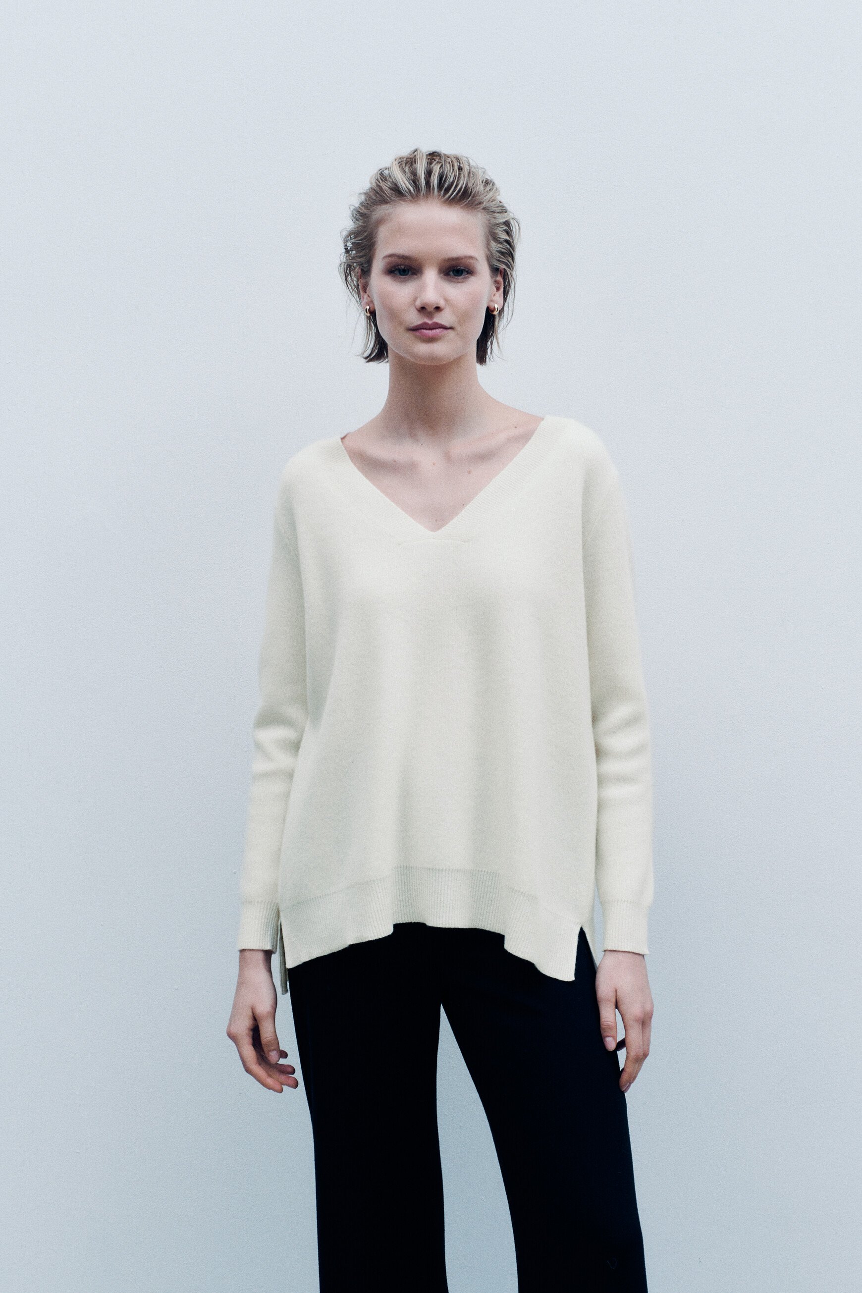 Pull Mleopold made in Italy ivoire femme