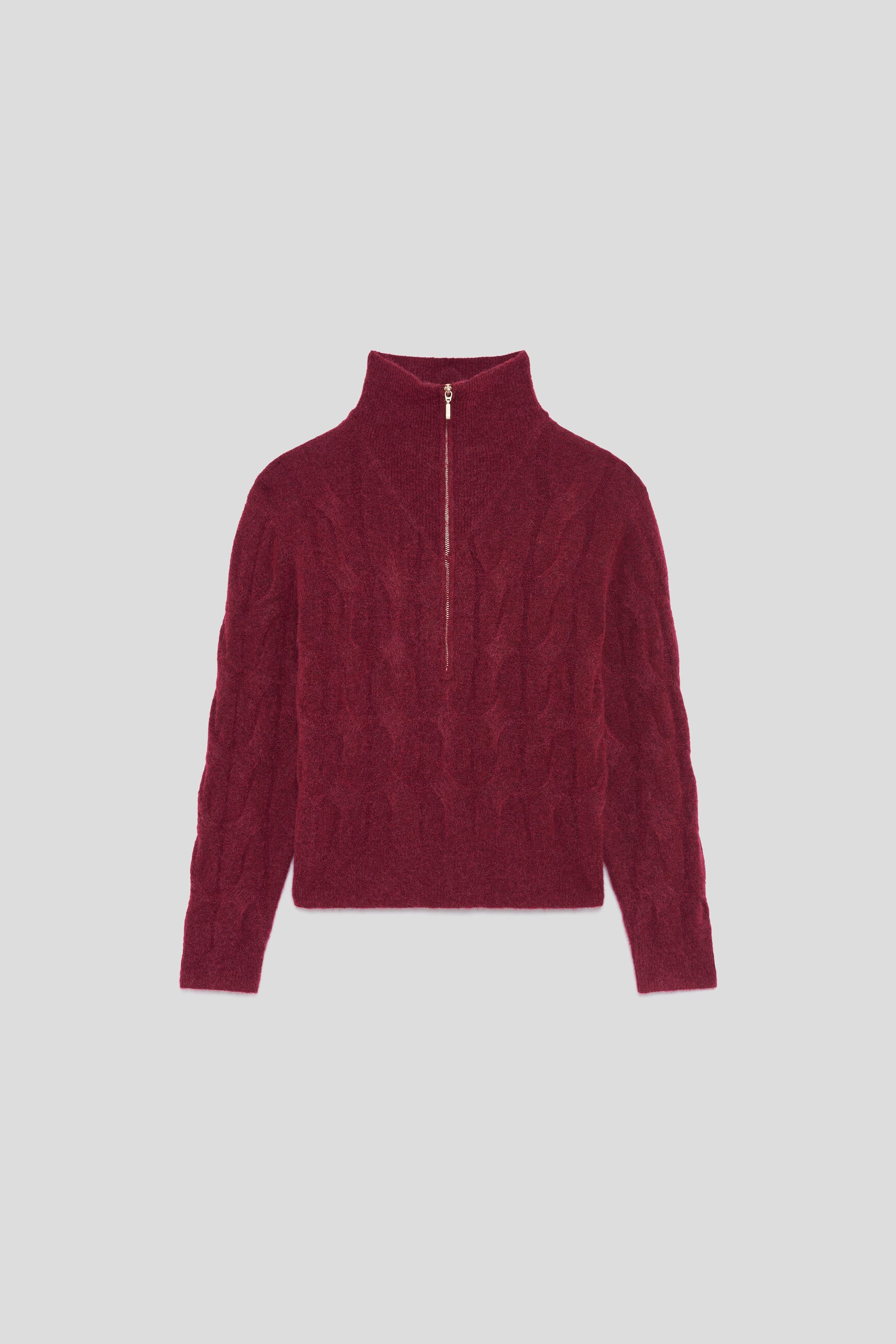 Maglione Mtanner rosso bordeaux donna