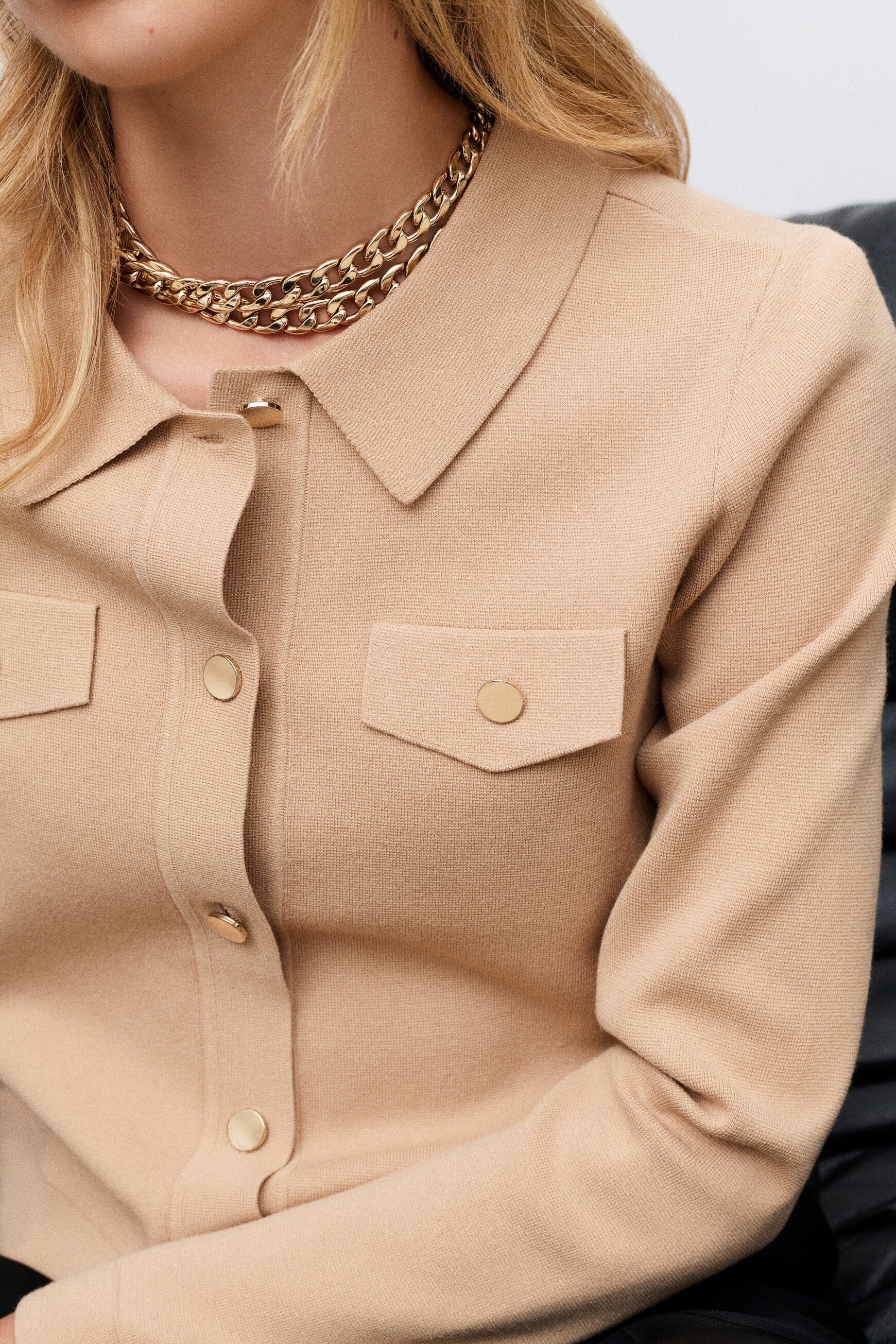 Trui Mflo lichtgrijs vrouw