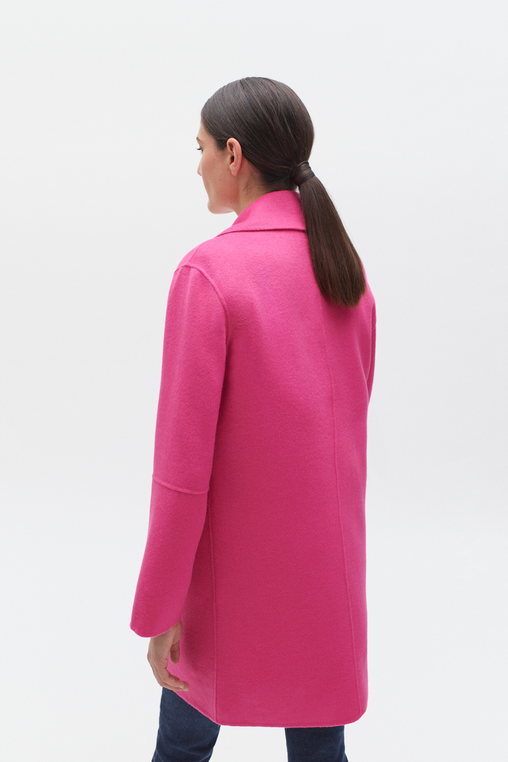 abrigo william rosa fucsia mujer Abrigo William rosa fucsia mujer