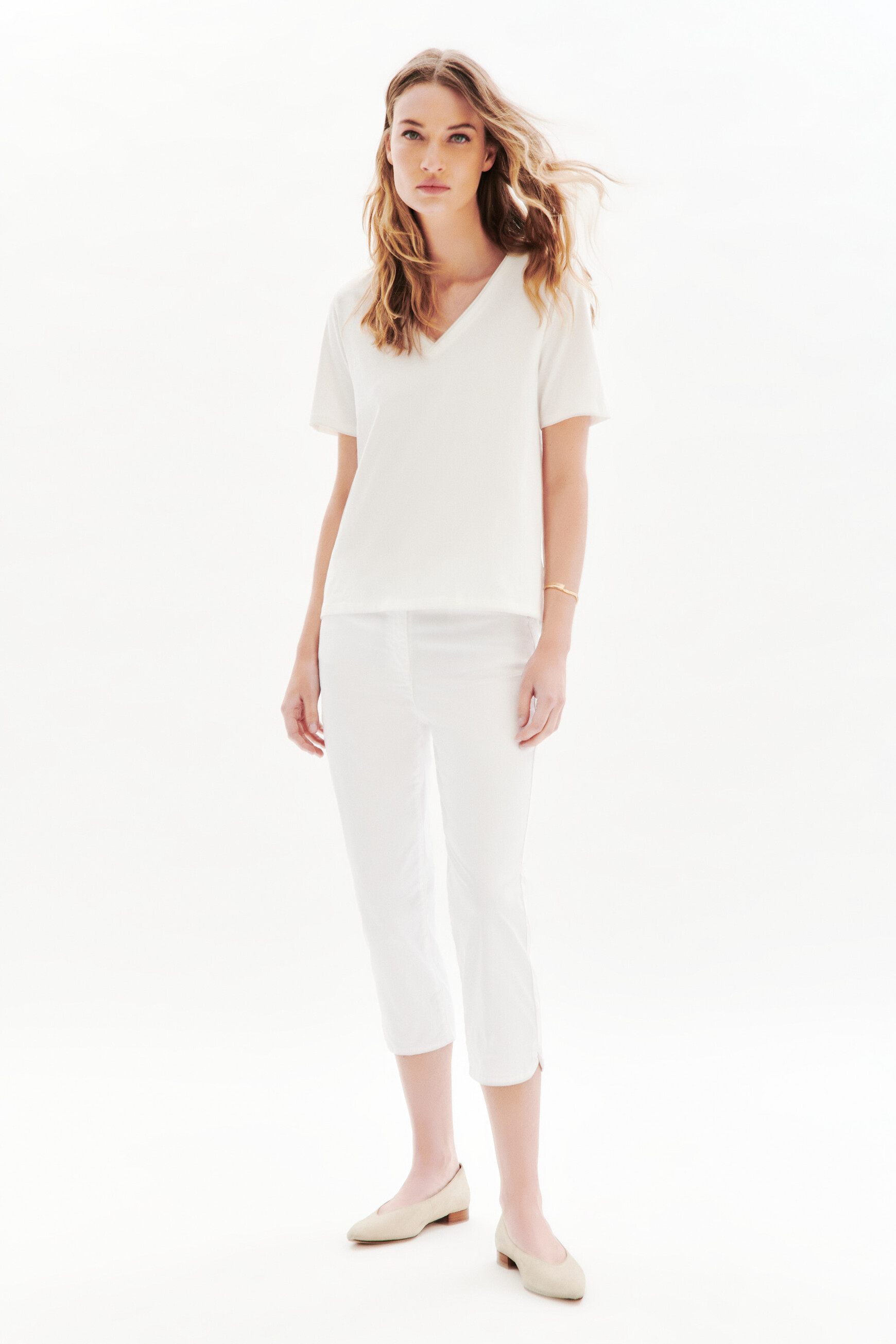 t shirt tsally blanc femme T-shirt tsally blanc femme