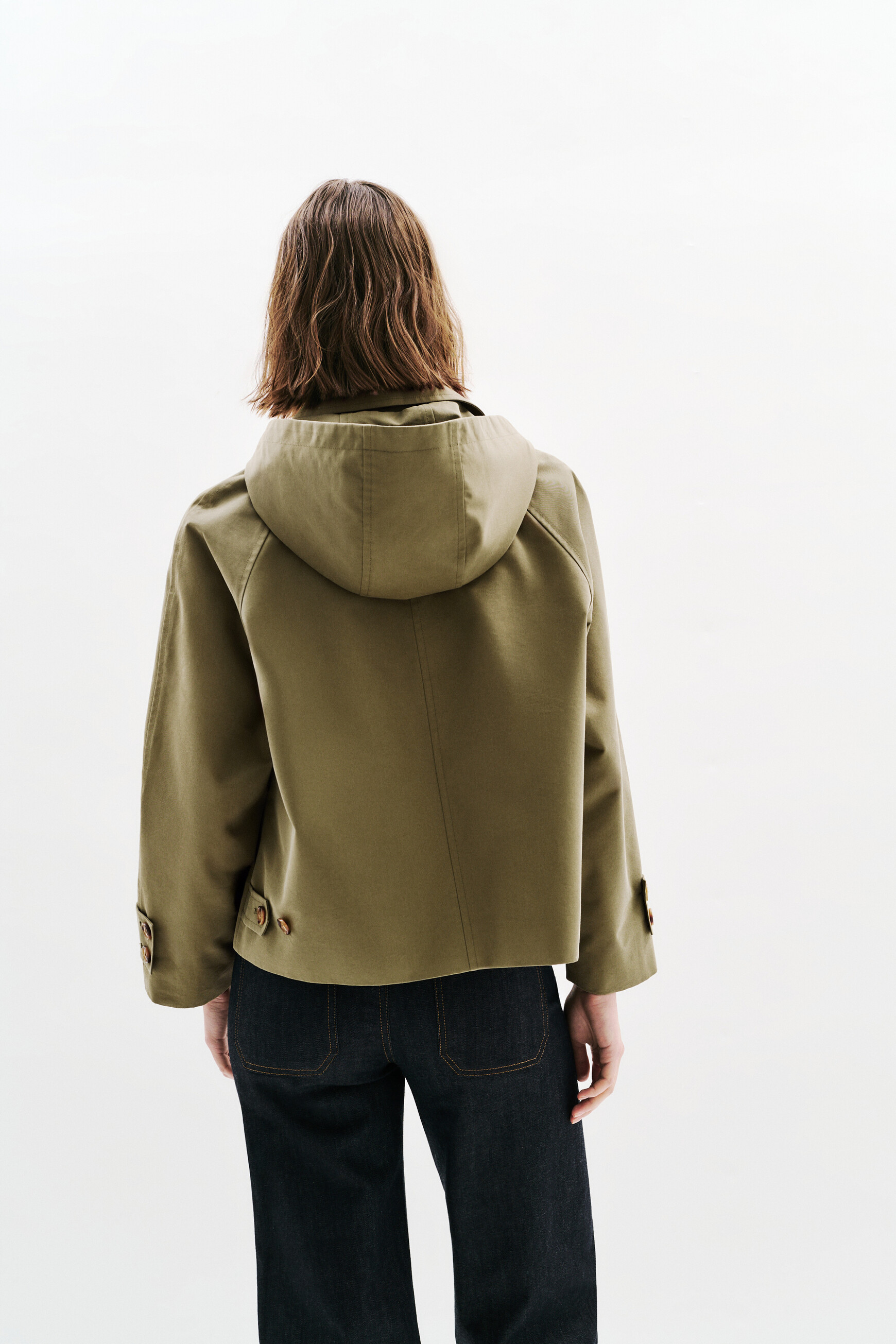 manteau gaya vert kaki femme Manteau Gaya vert kaki femme