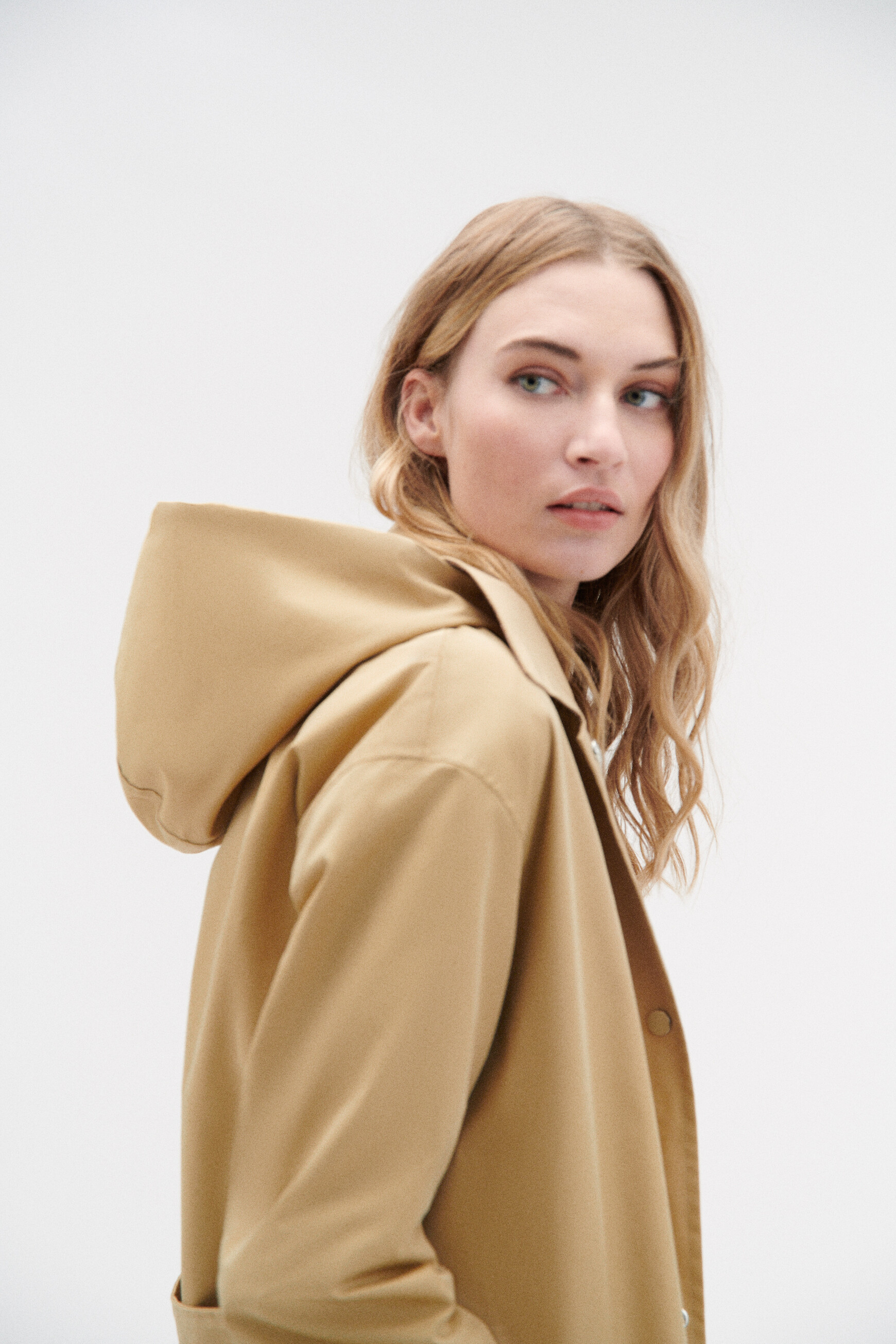 Parka Caleta beige damen