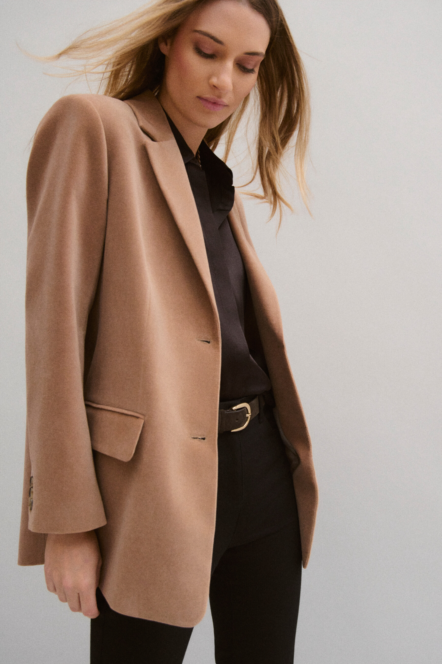 Voltige Velours jacket light brown woman