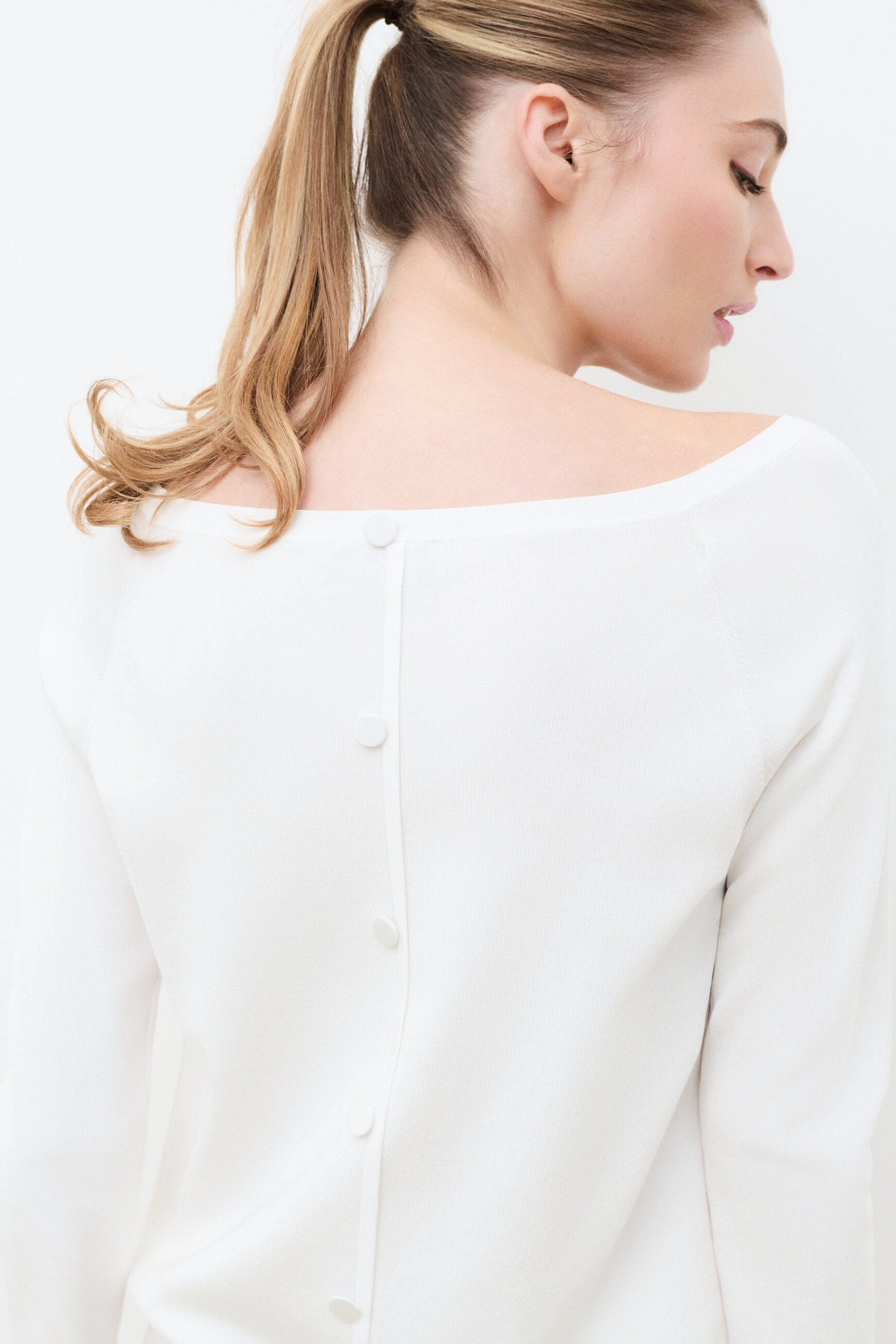 Mtara sweater ecru woman