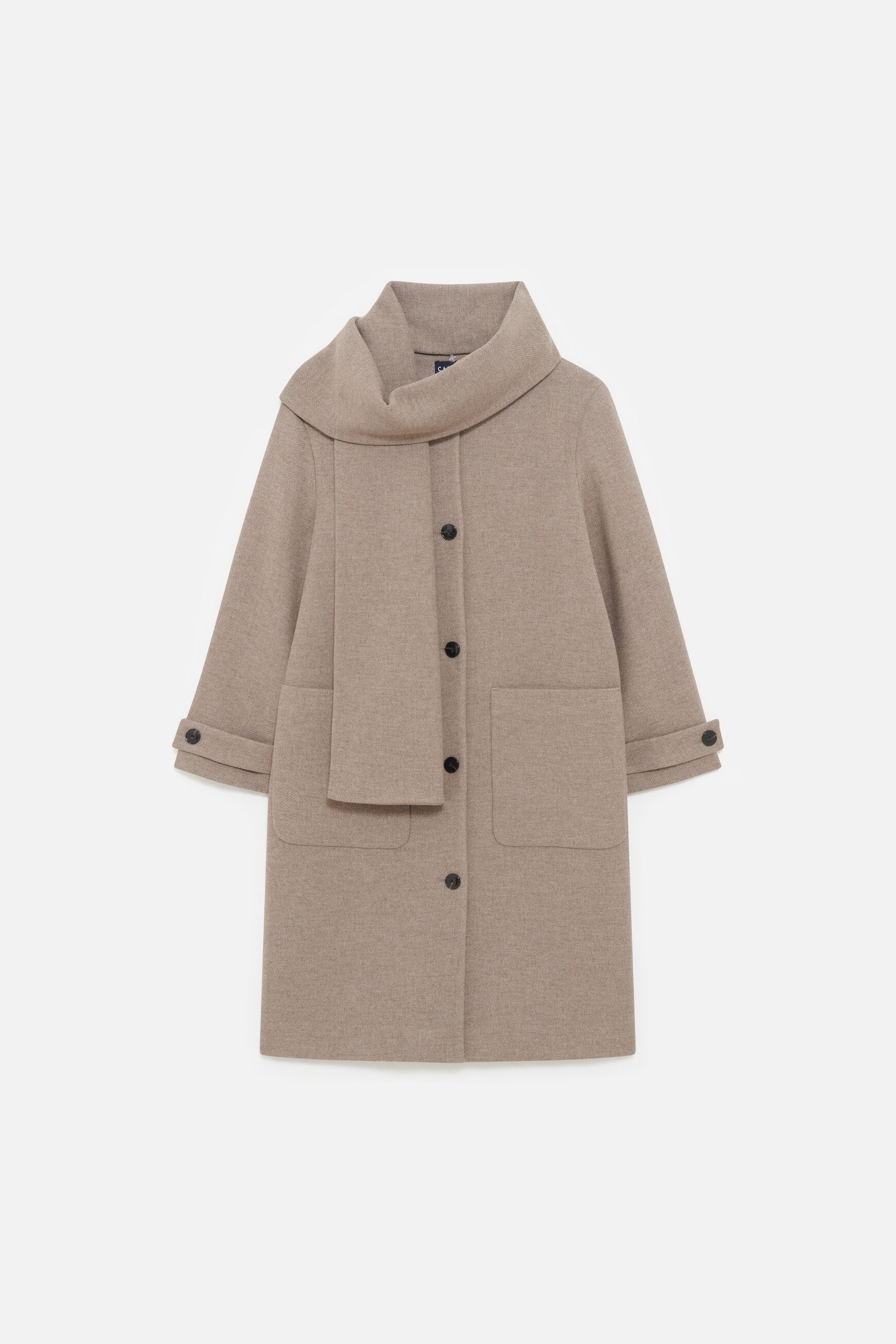 gentiani 2 coat taupe woman Gentiani 2 coat taupe woman