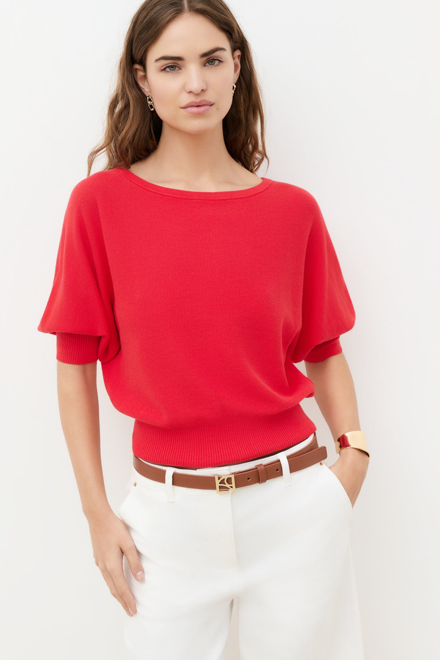 Pull Joan rouge femme