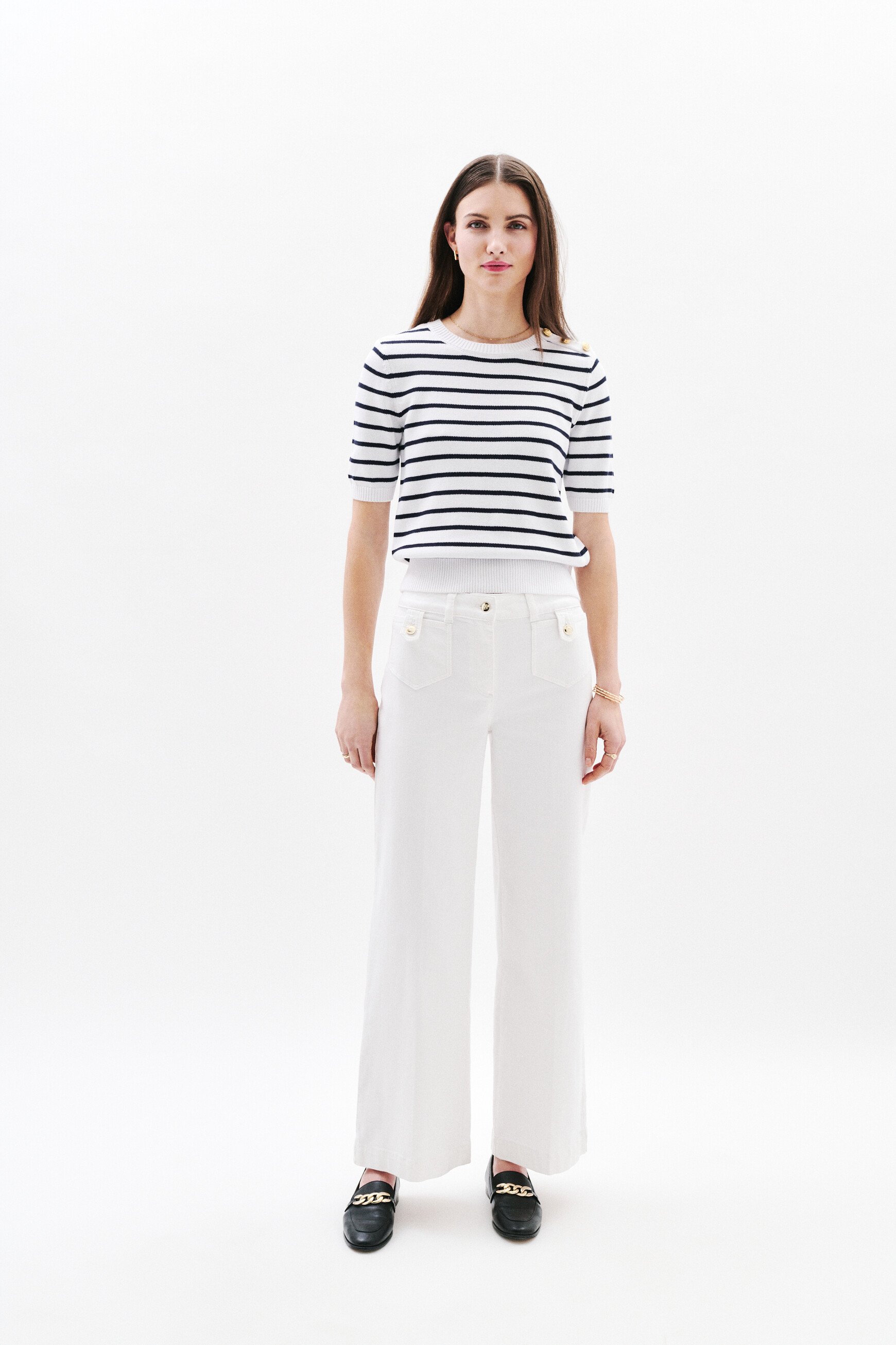 pantalon pietro blanc femme Pantalon Pietro blanc femme