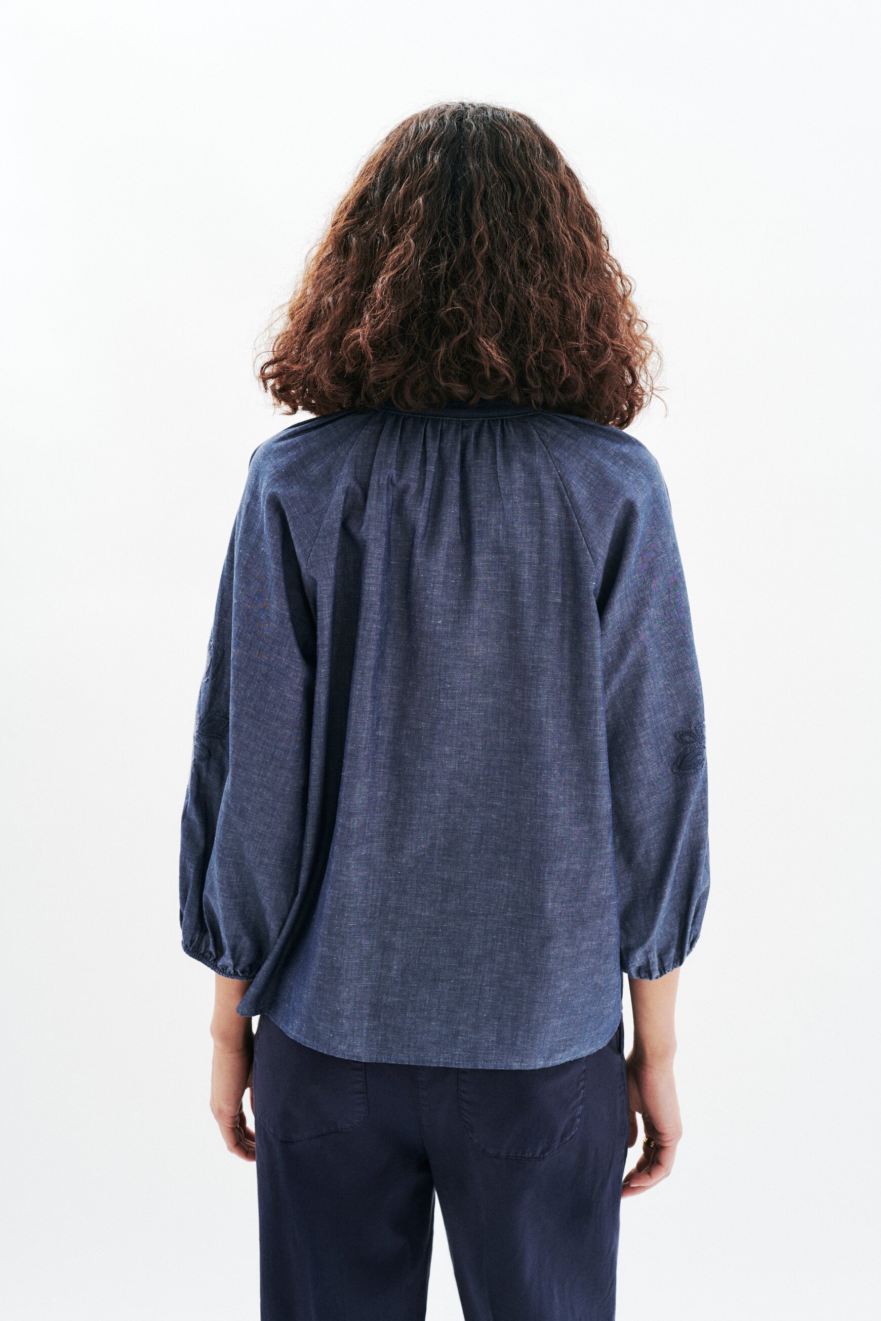 Camicia Caubie blu navy donna