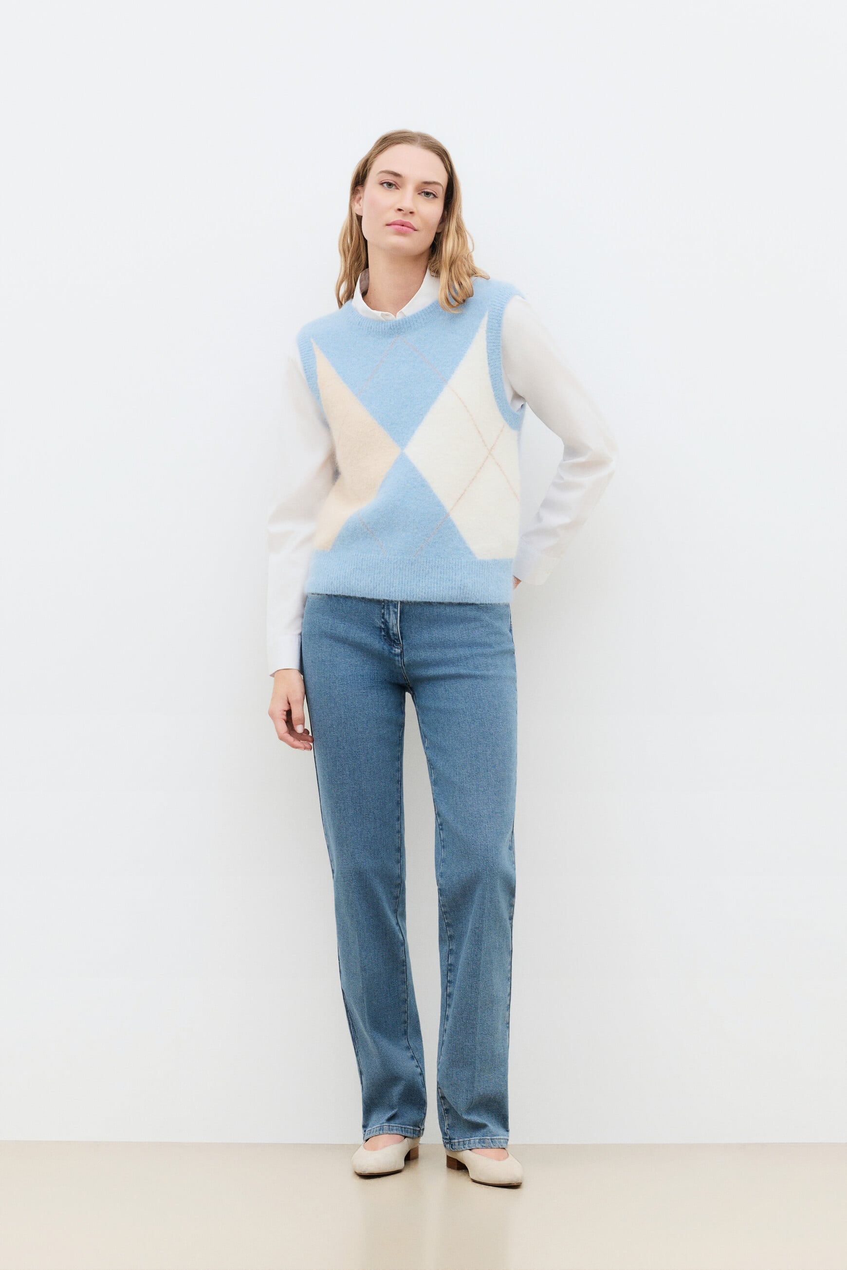 Mbenson sweater sky blue woman