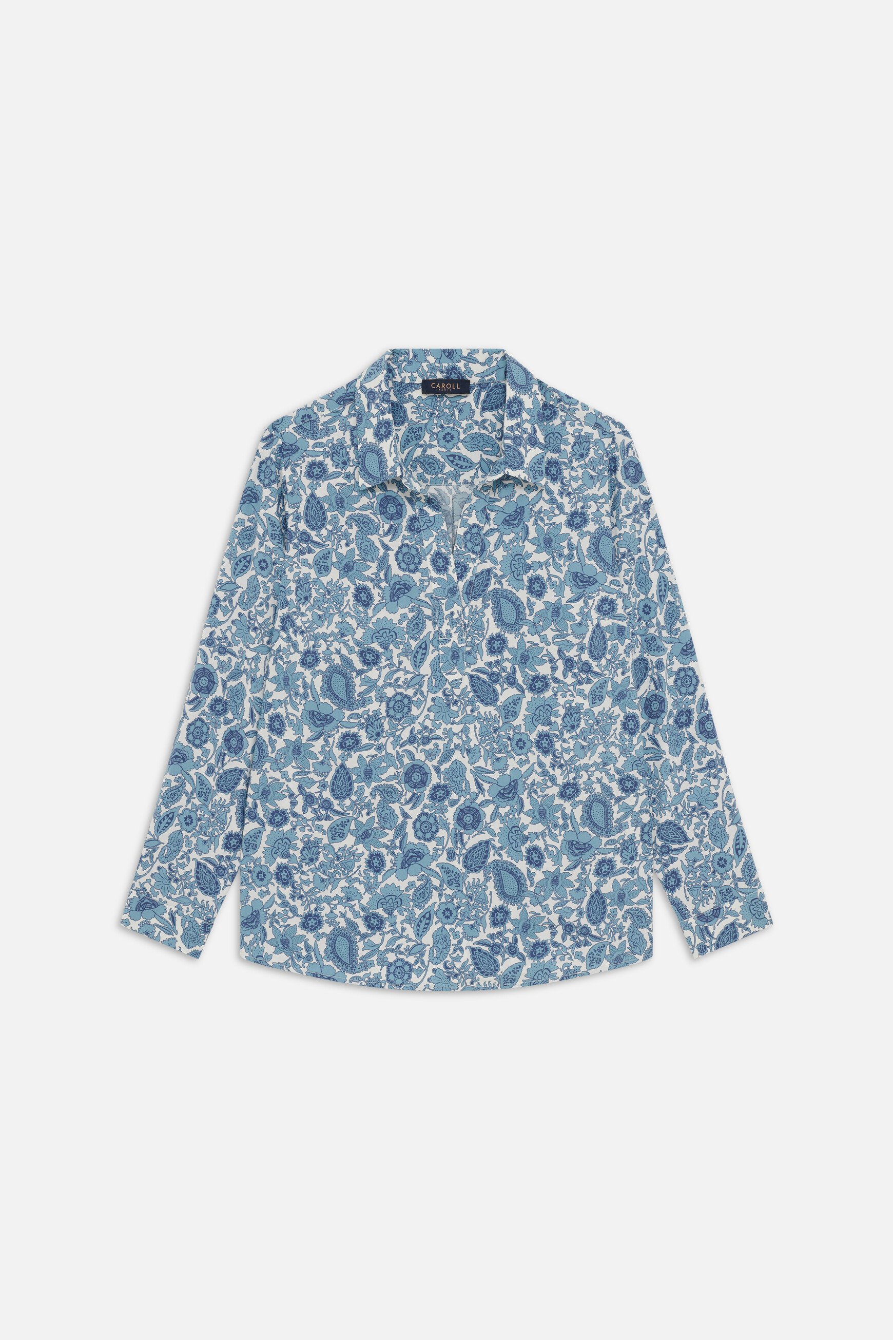 Chemise Clovely bleu gris femme