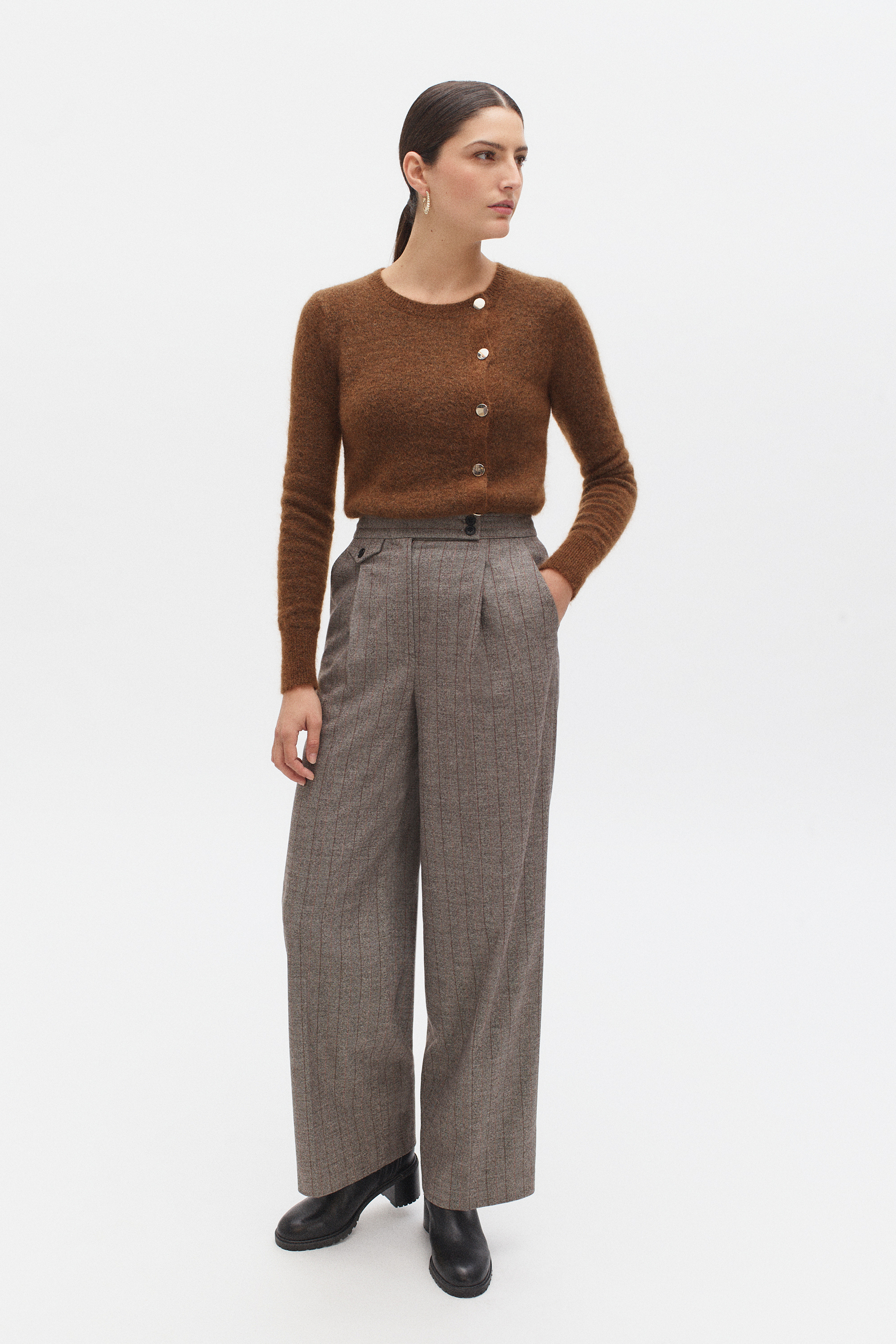 pantalon oliver camel femme Pantalon oliver camel femme