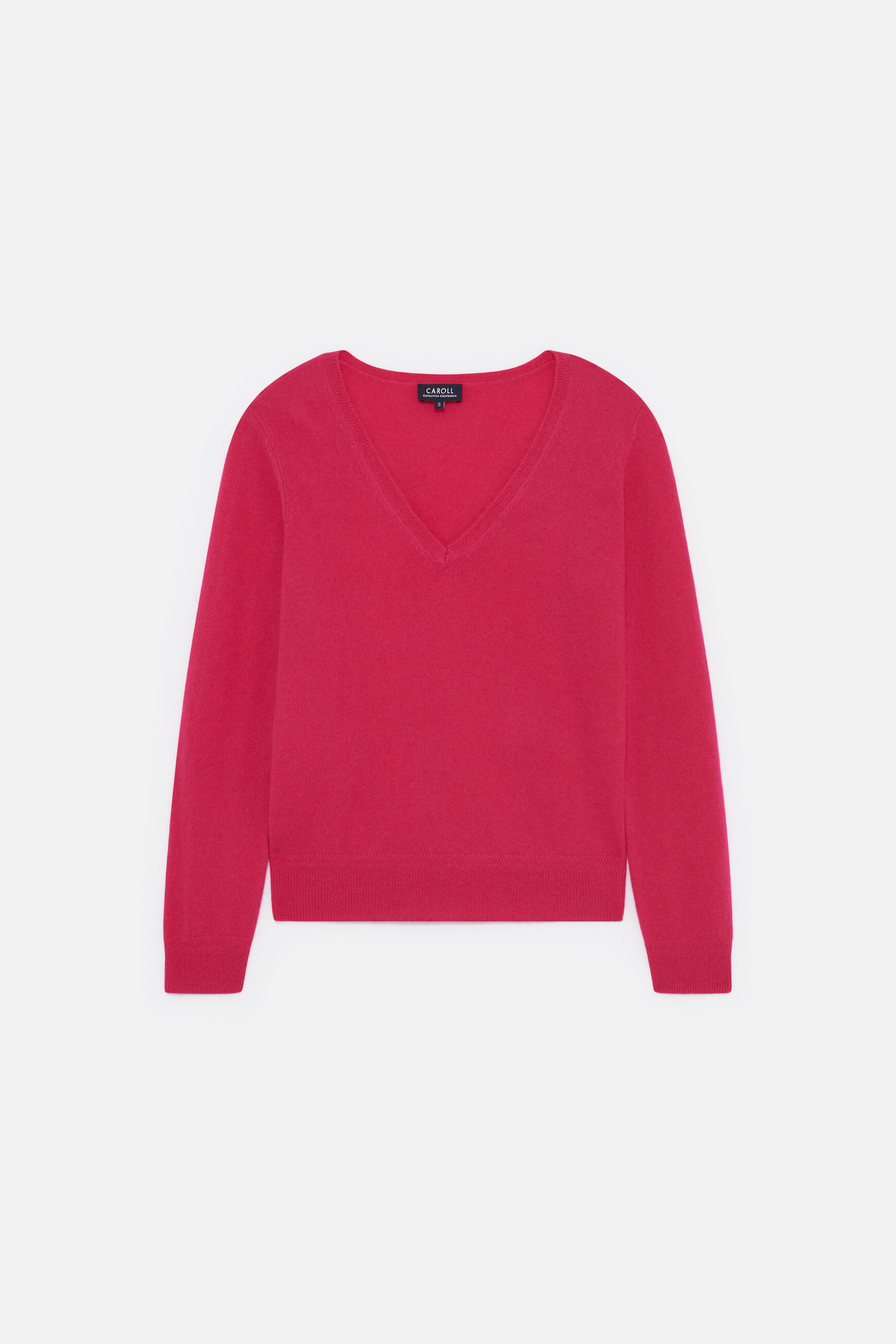 marianne2 100% cashmere sweater raspberry pink woman