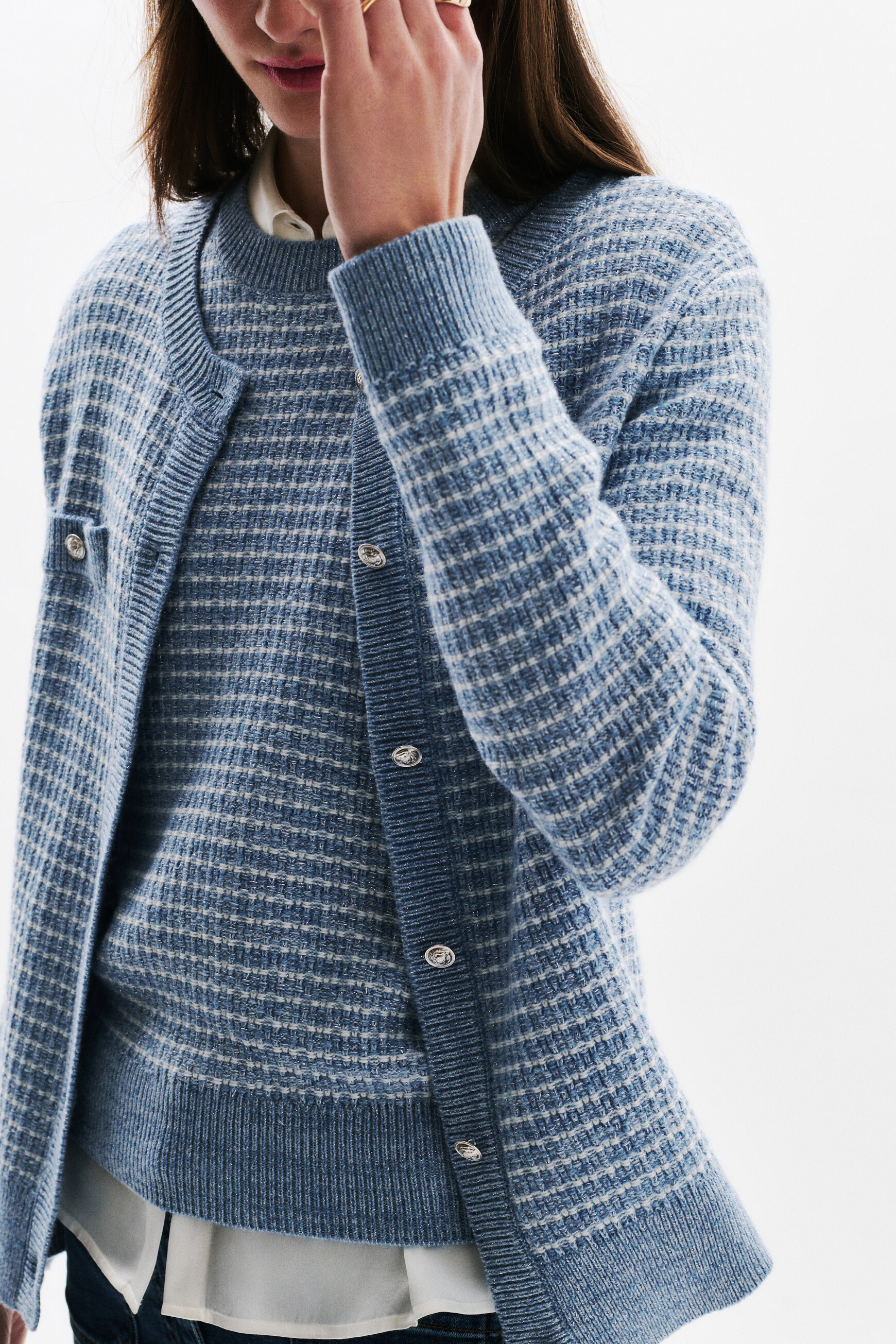 gilet mleonie denim baby bleu femme Gilet Mleonie denim baby bleu femme