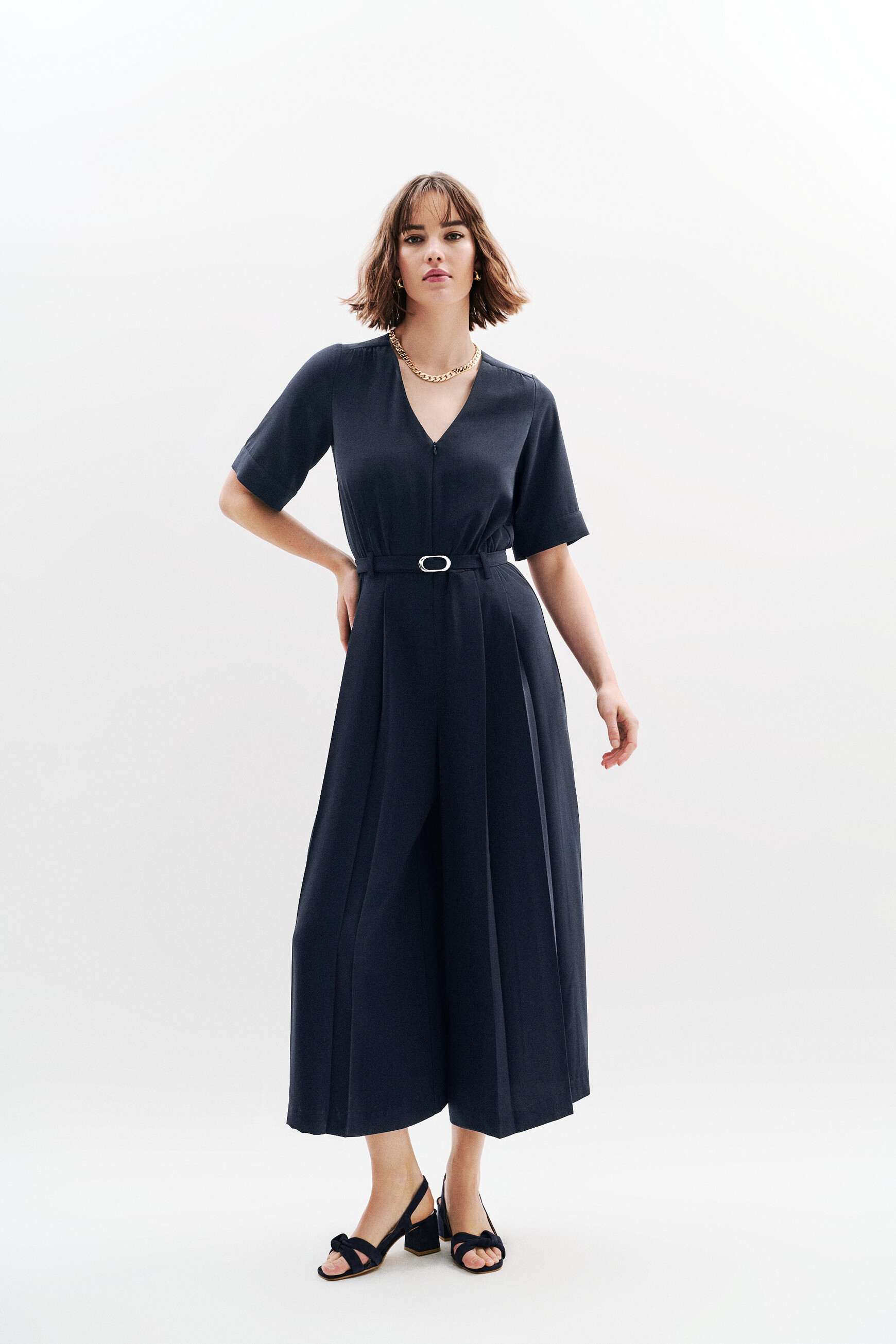 combinaison cpinceau bleu marine femme Combinaison Cpinceau bleu marine femme
