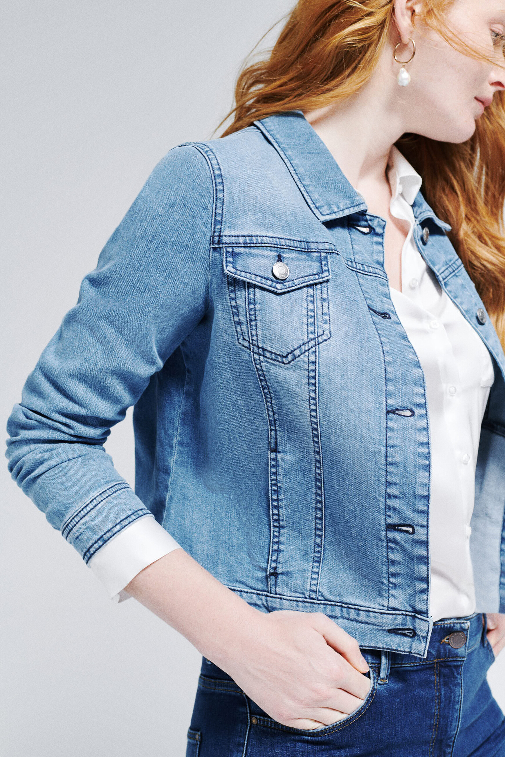 veste holiday denim stone femme