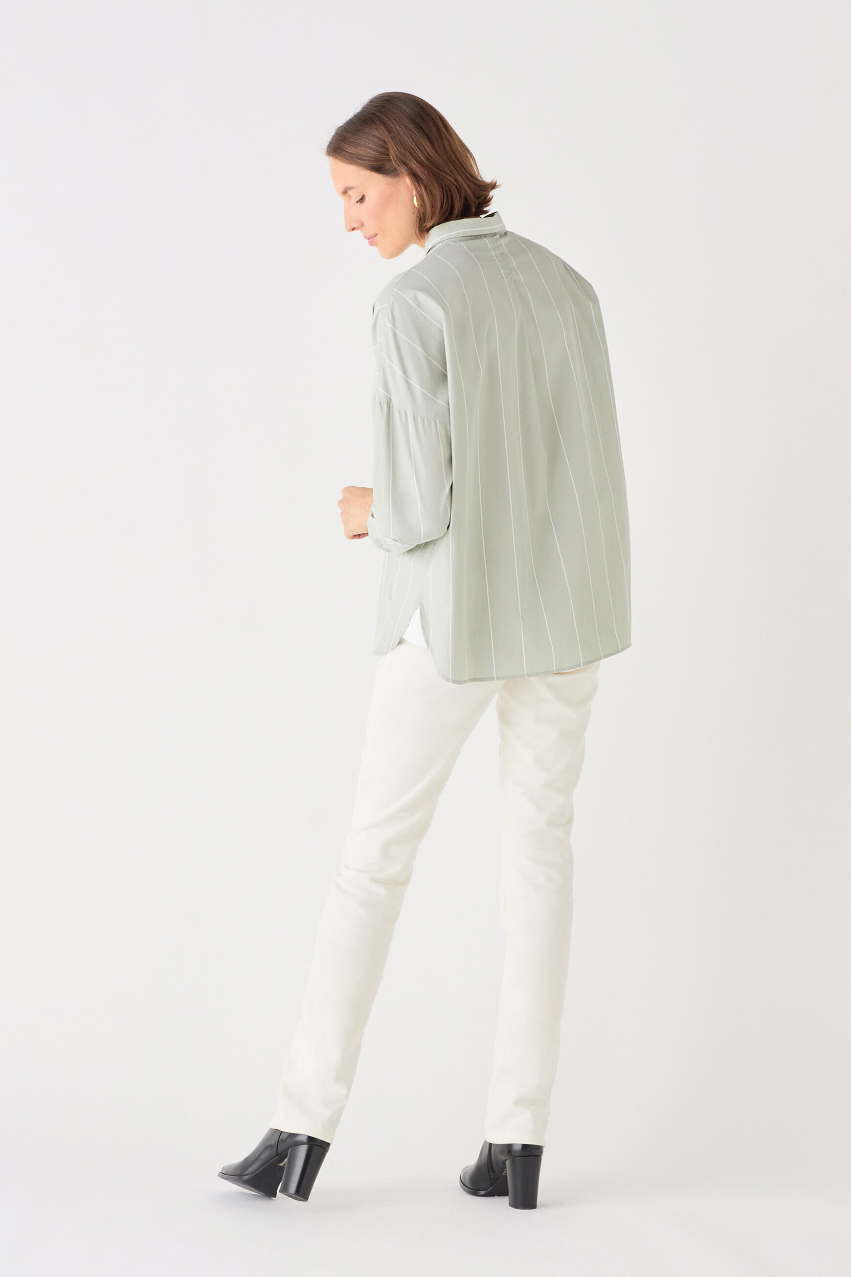 camisa claudy verde pastel mujer Camisa Claudy verde pastel mujer