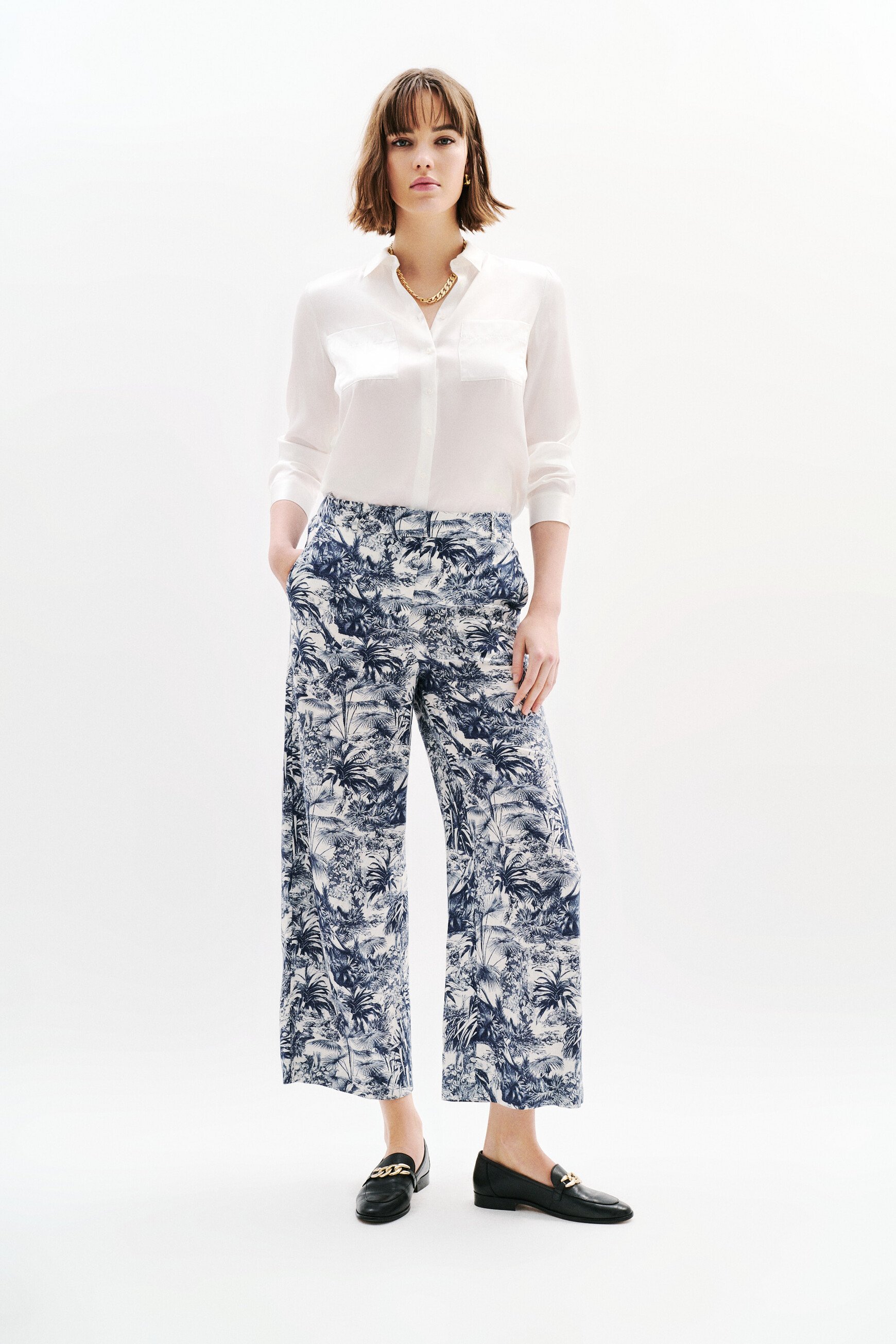 pantalon panda3 blanc femme Pantalon Panda3 blanc femme