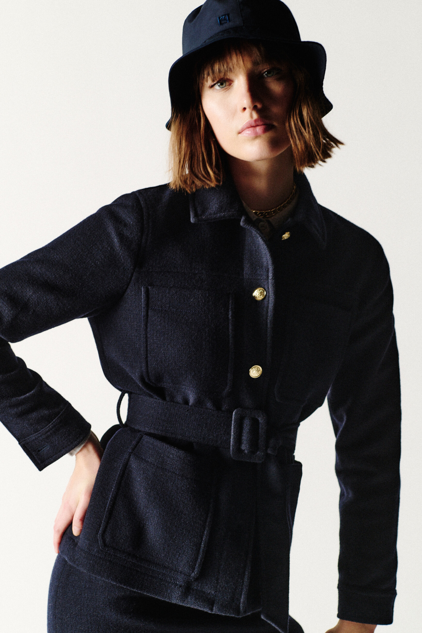 velly jacket navy blue woman Velly jacket navy blue woman