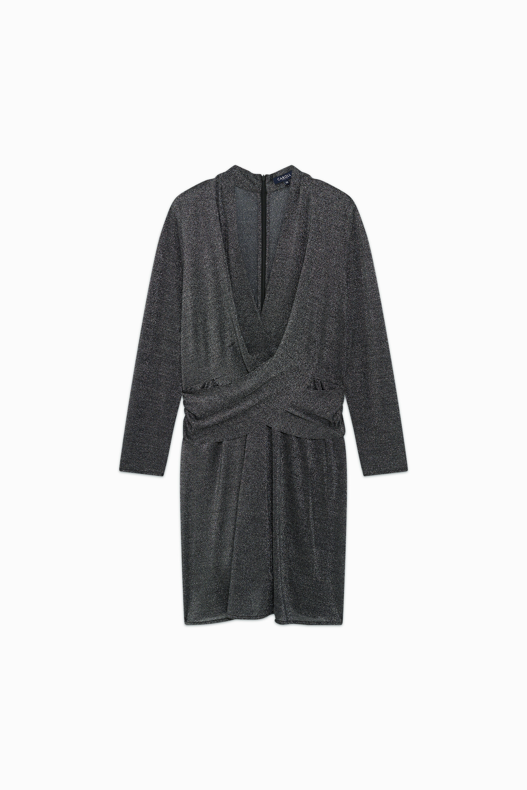 Vestido Rmindy cinzento prata mulher