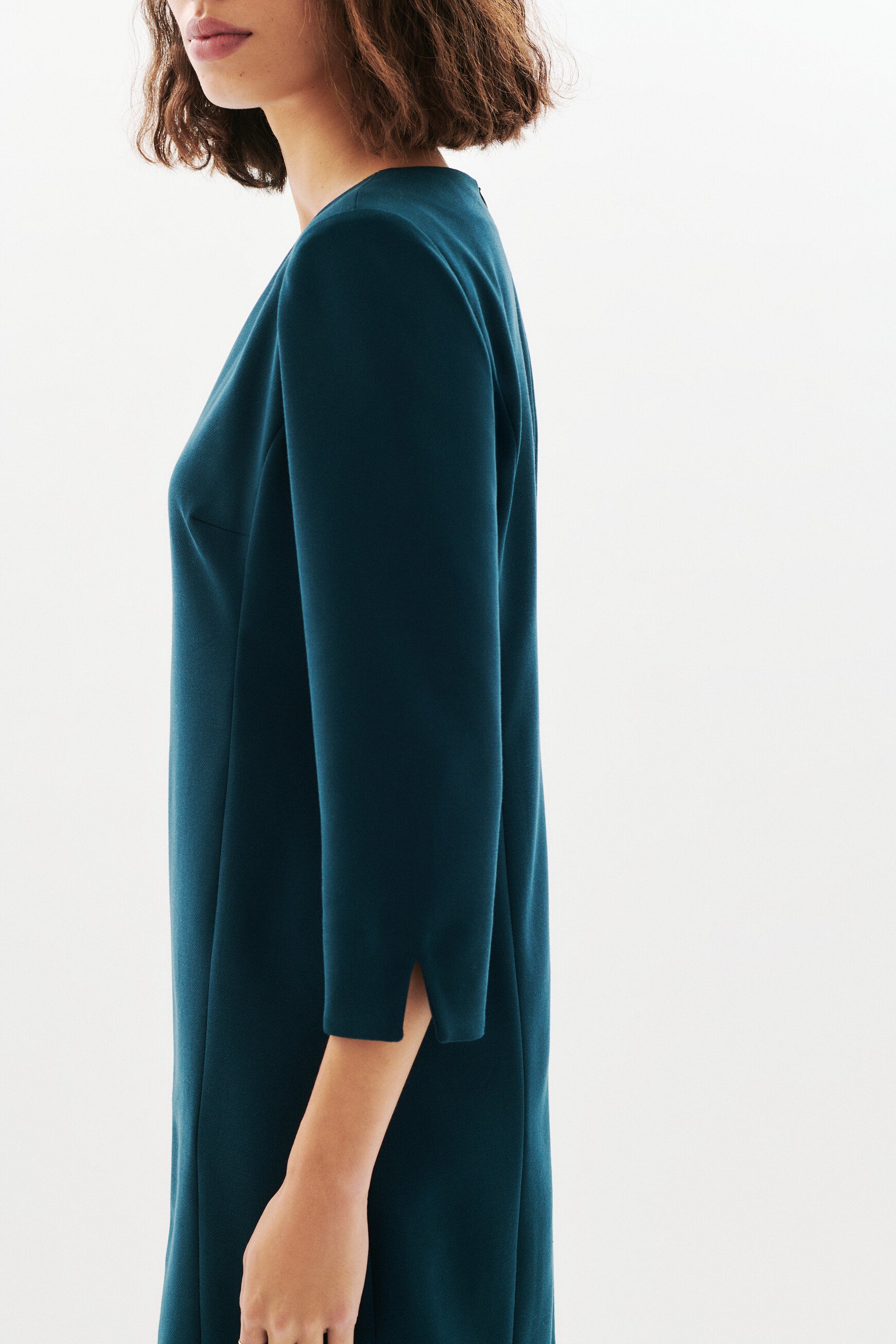 Robe Rdouce bleu canard femme