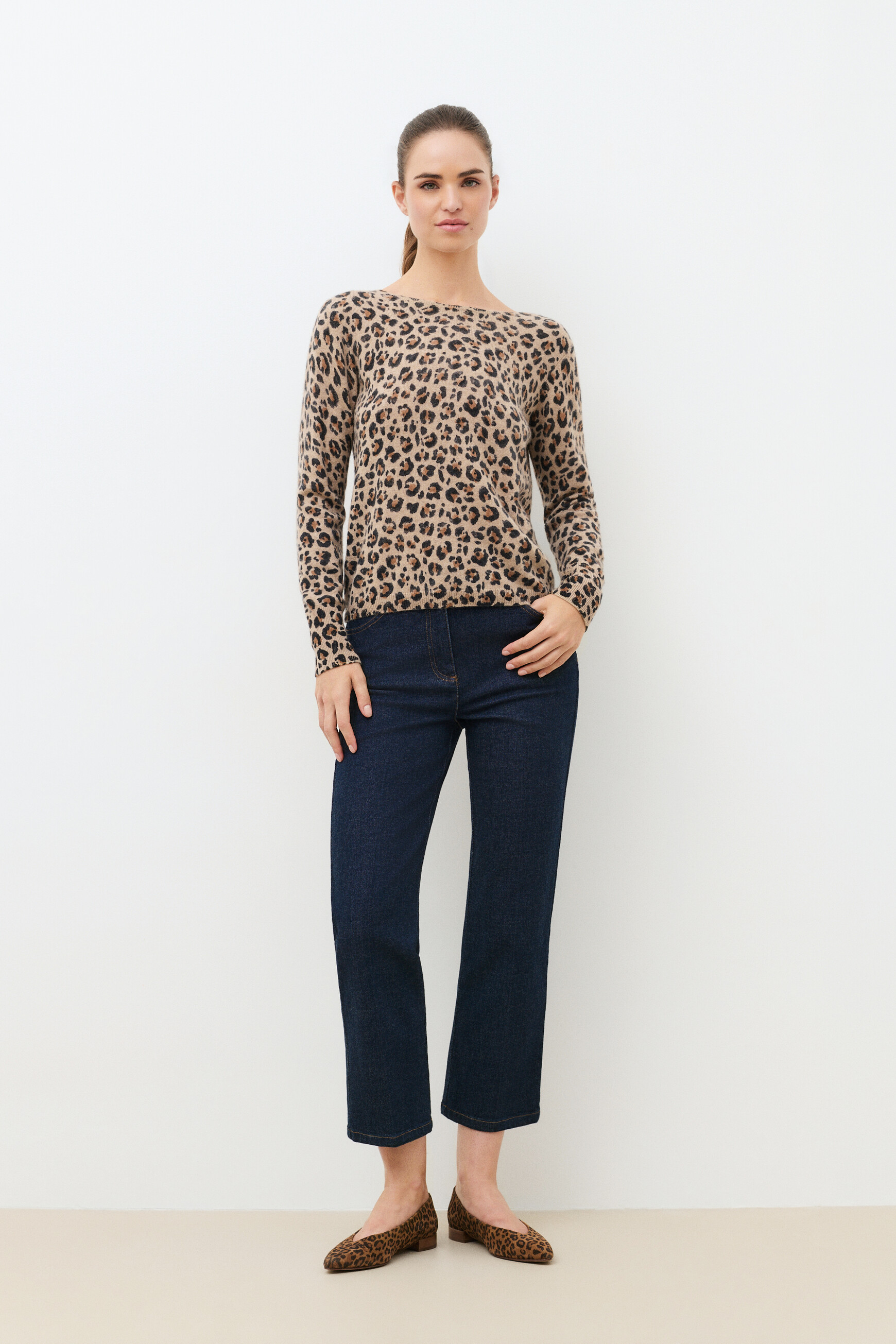 Mzoelo sweater 100% cashmere light grey woman