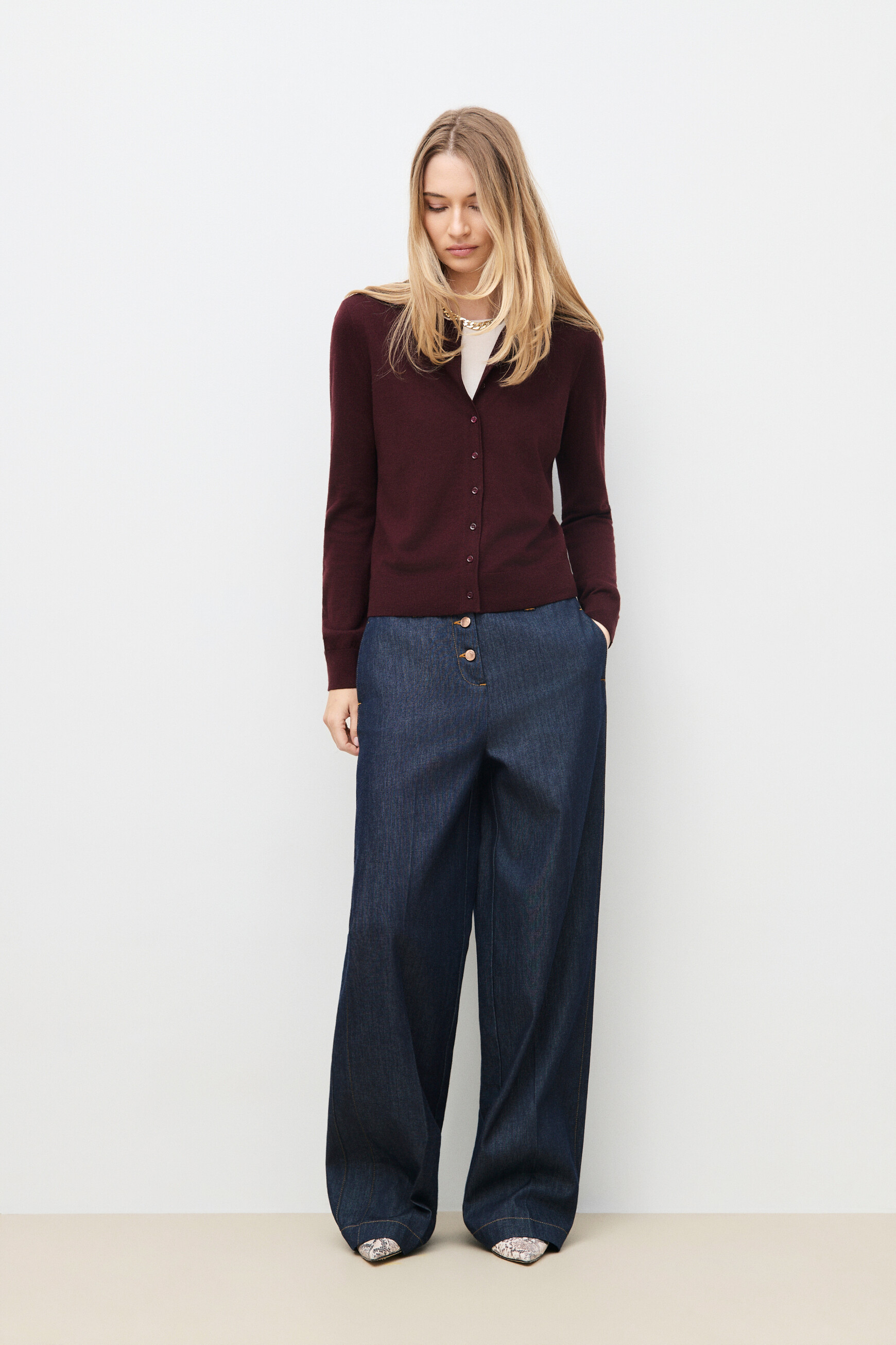 Madelina sweater burgundy woman