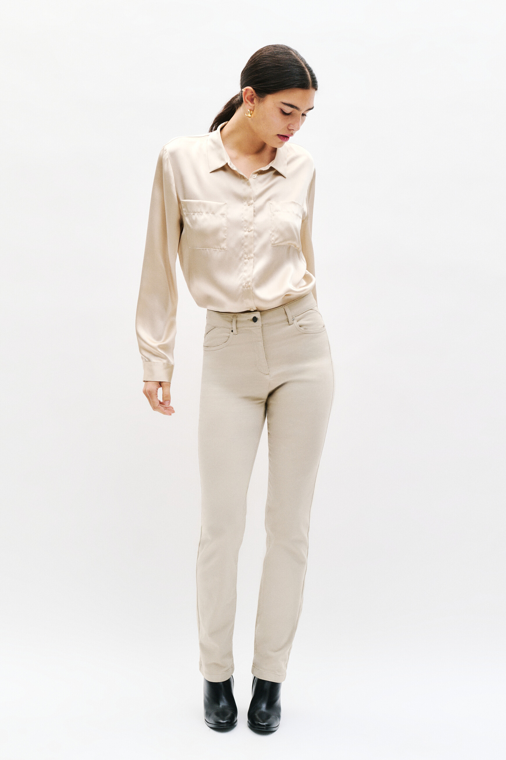 pantalon droit darling sable femme pantalon droit darling sable femme