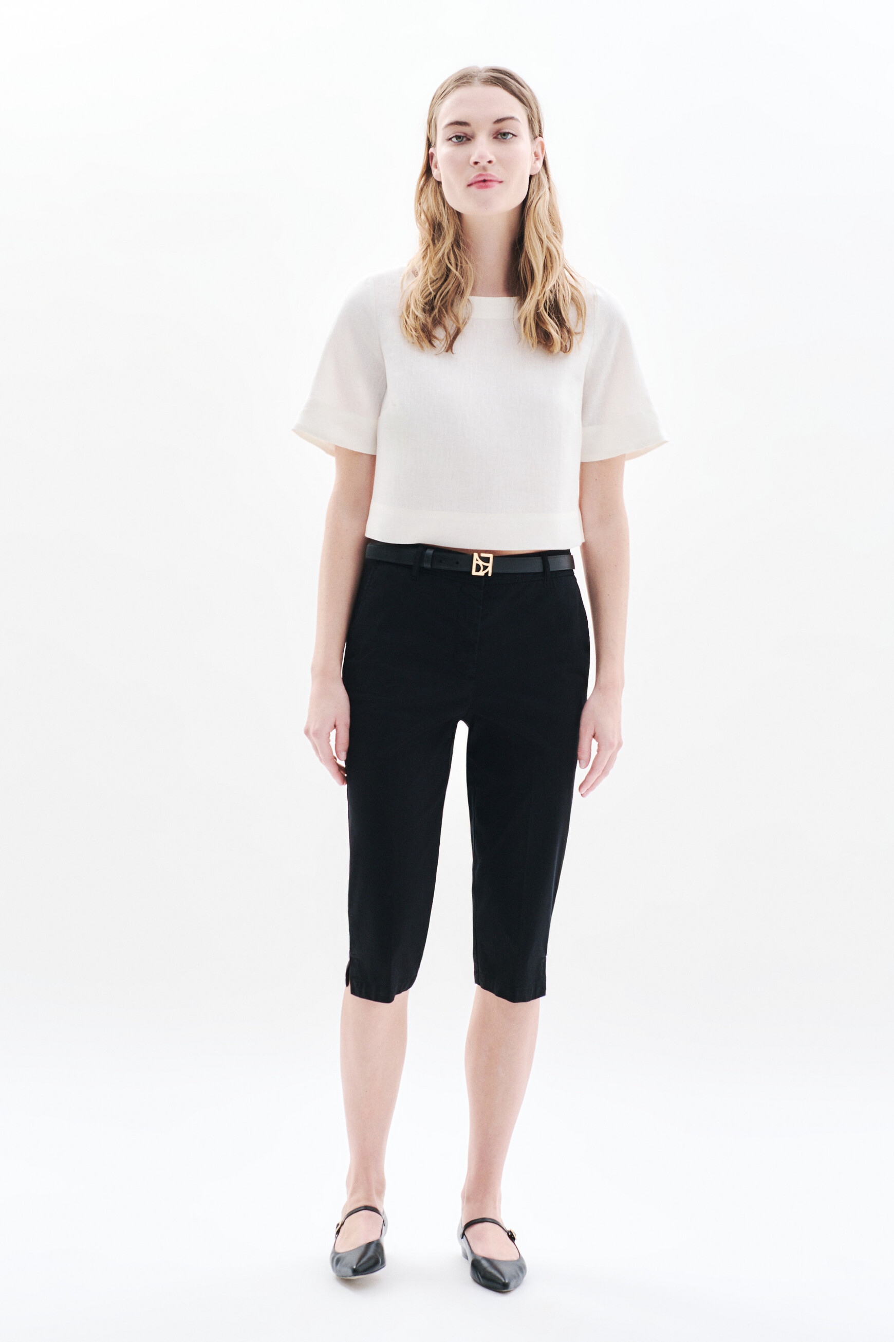 blouse cynthia1 100 lin ecru femme Blouse Cynthia1 100% lin ecru femme