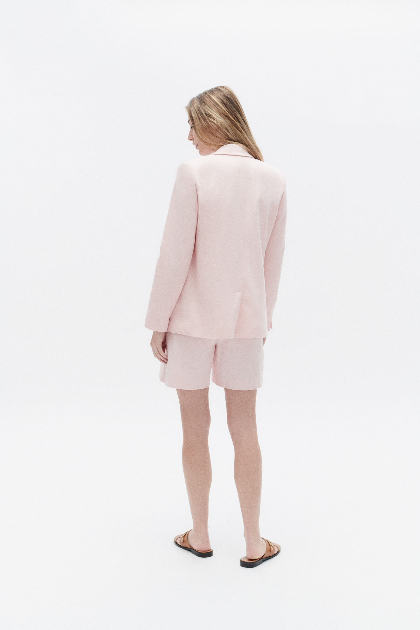 blazer amelie rose clair femme blazer amelie rose clair femme