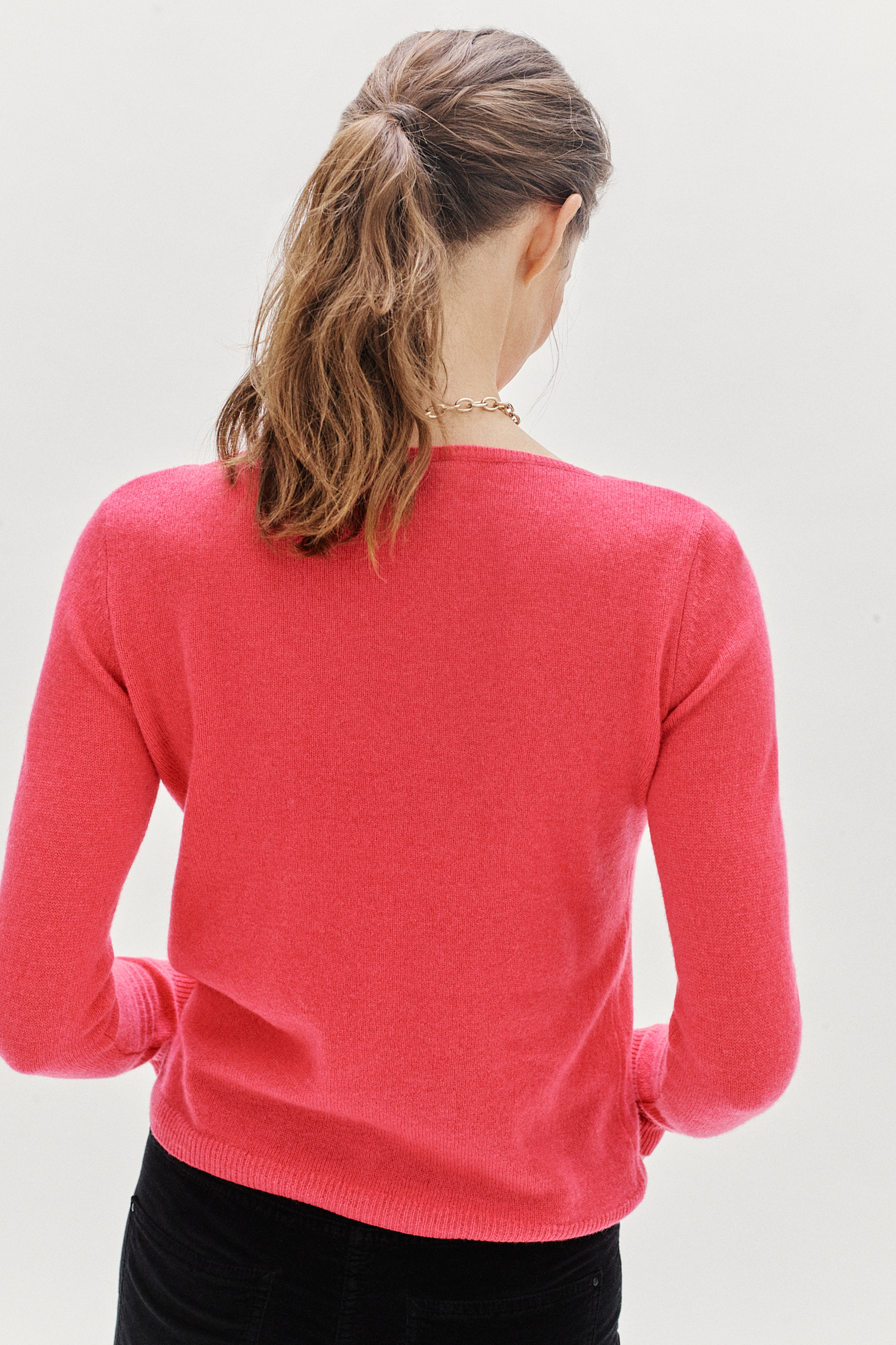pull zofia 100 cachemire rose fushia femme pull zofia 100% cachemire rose fushia femme