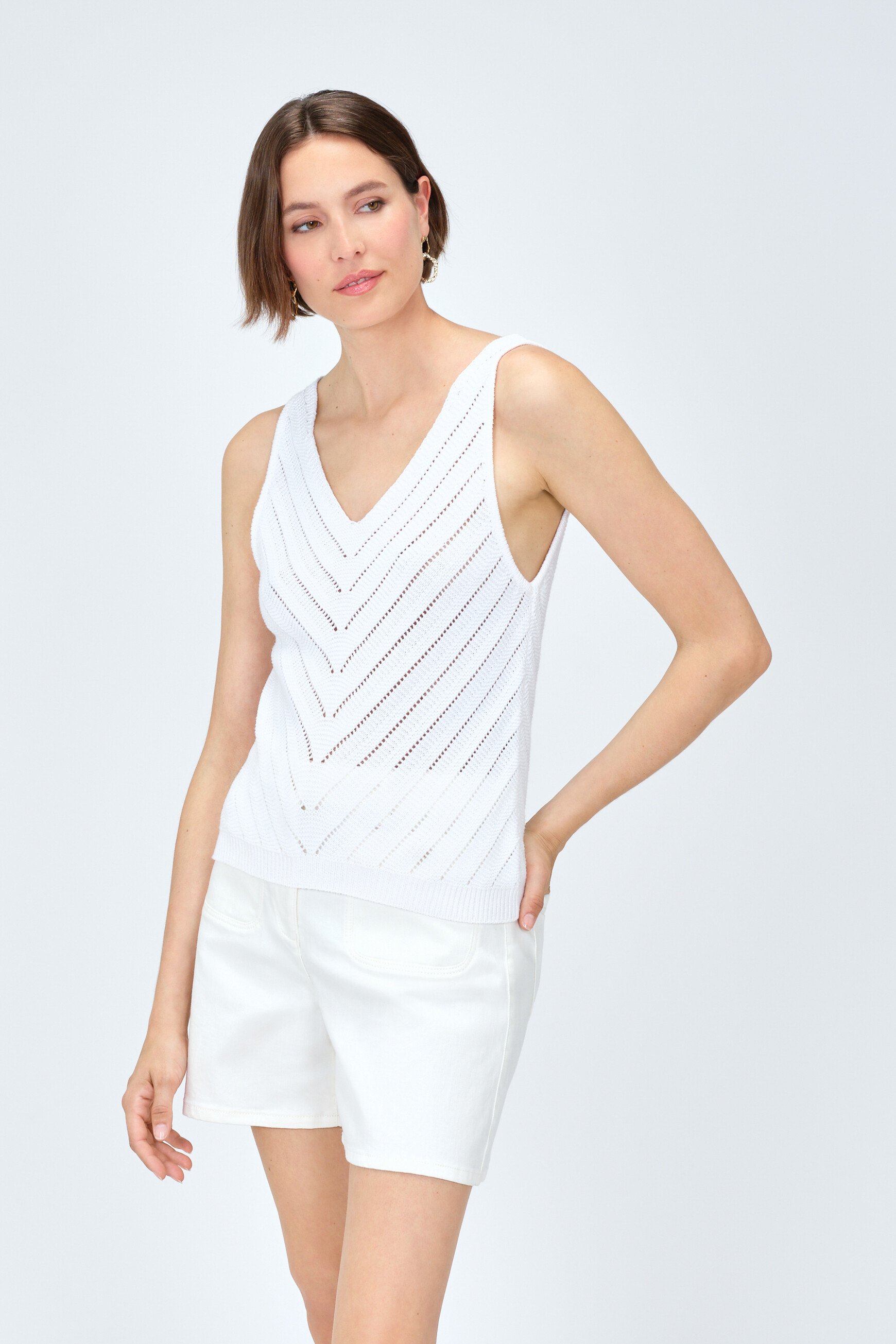 pull manel blanc femme Pull manel blanc femme