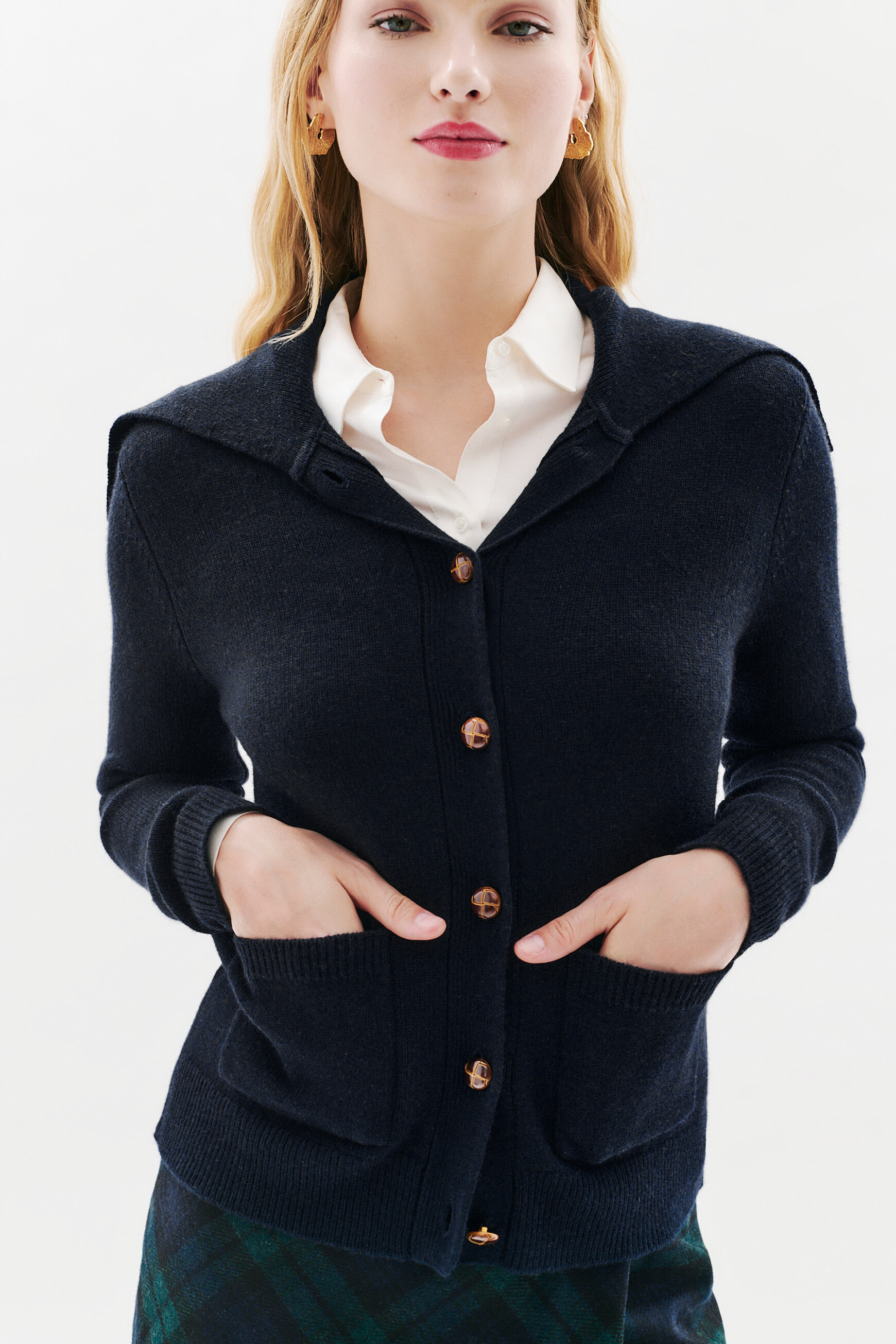 gilet mlouna bleu marine femme Gilet mlouna bleu marine femme