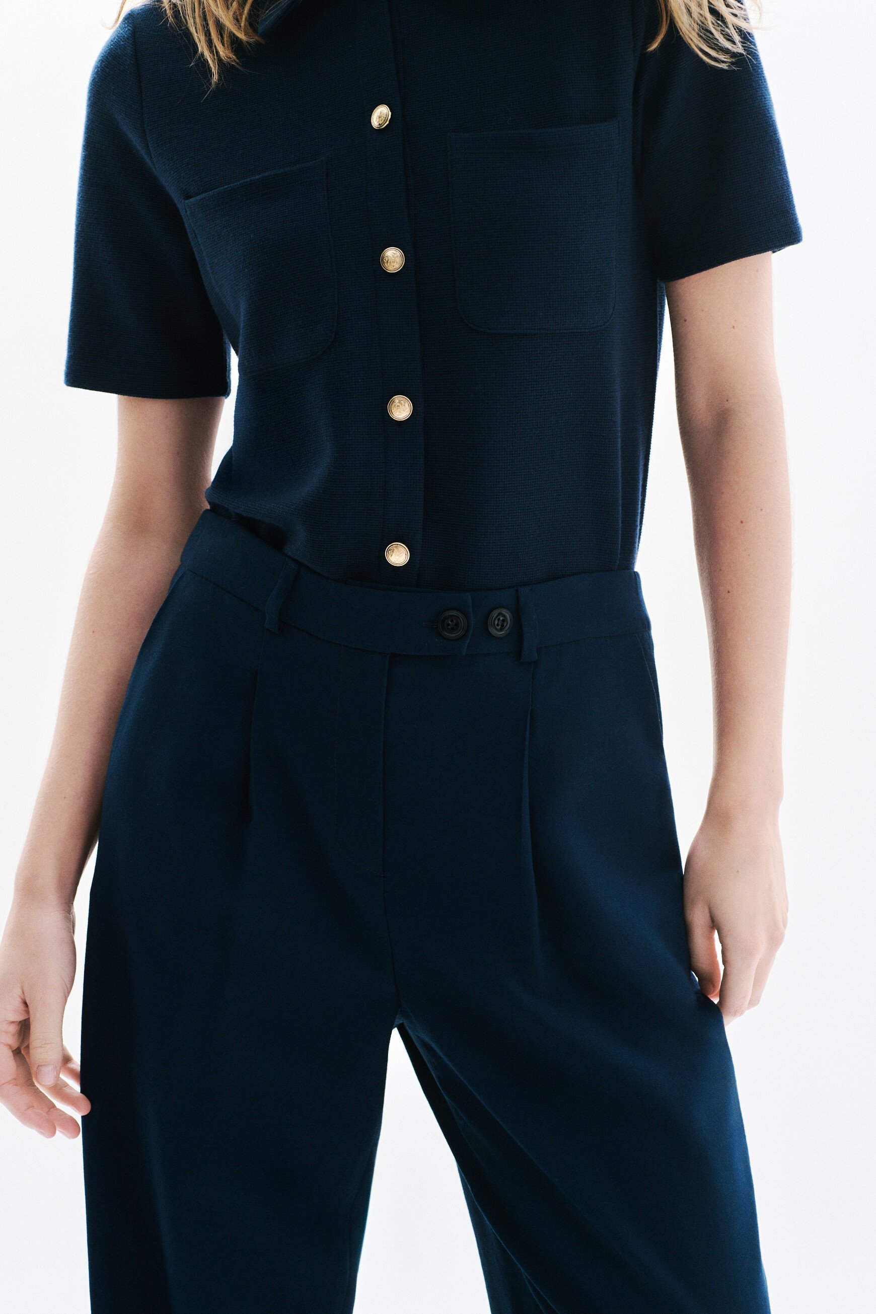 pantalon pvicky bleu marine femme Pantalon Pvicky bleu marine femme