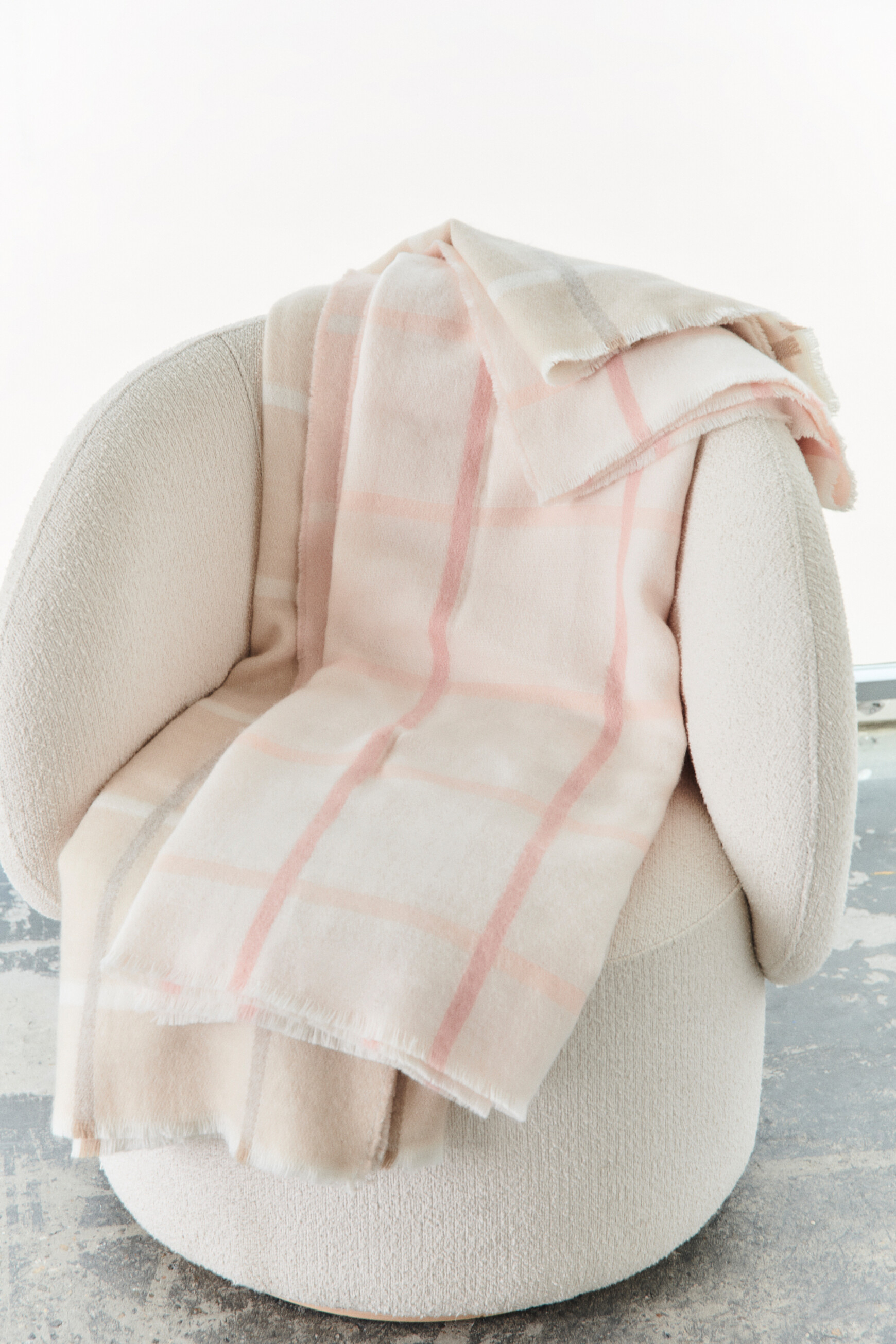 echarpe ario rose clair femme