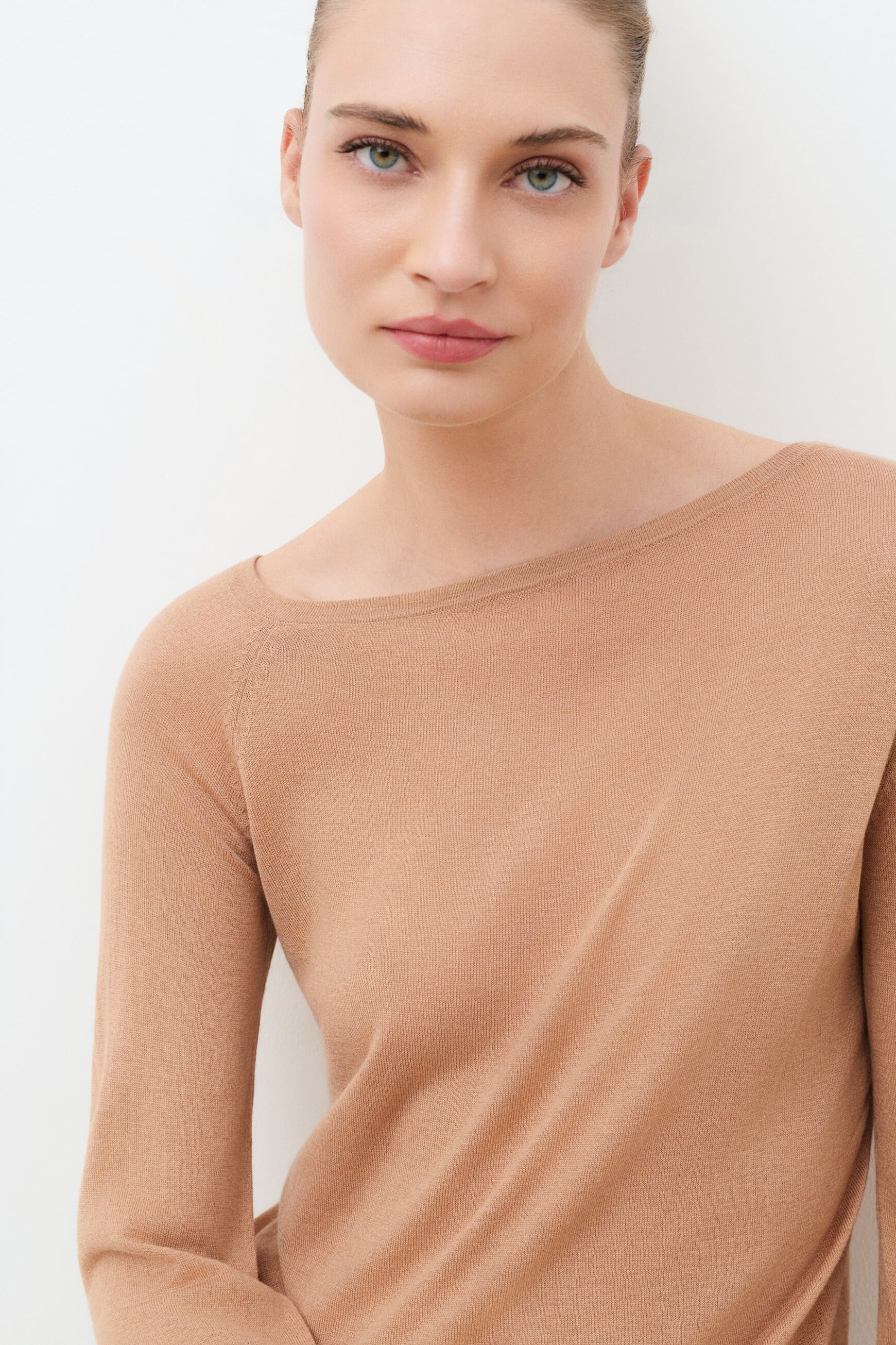 Mylene sweater camel woman