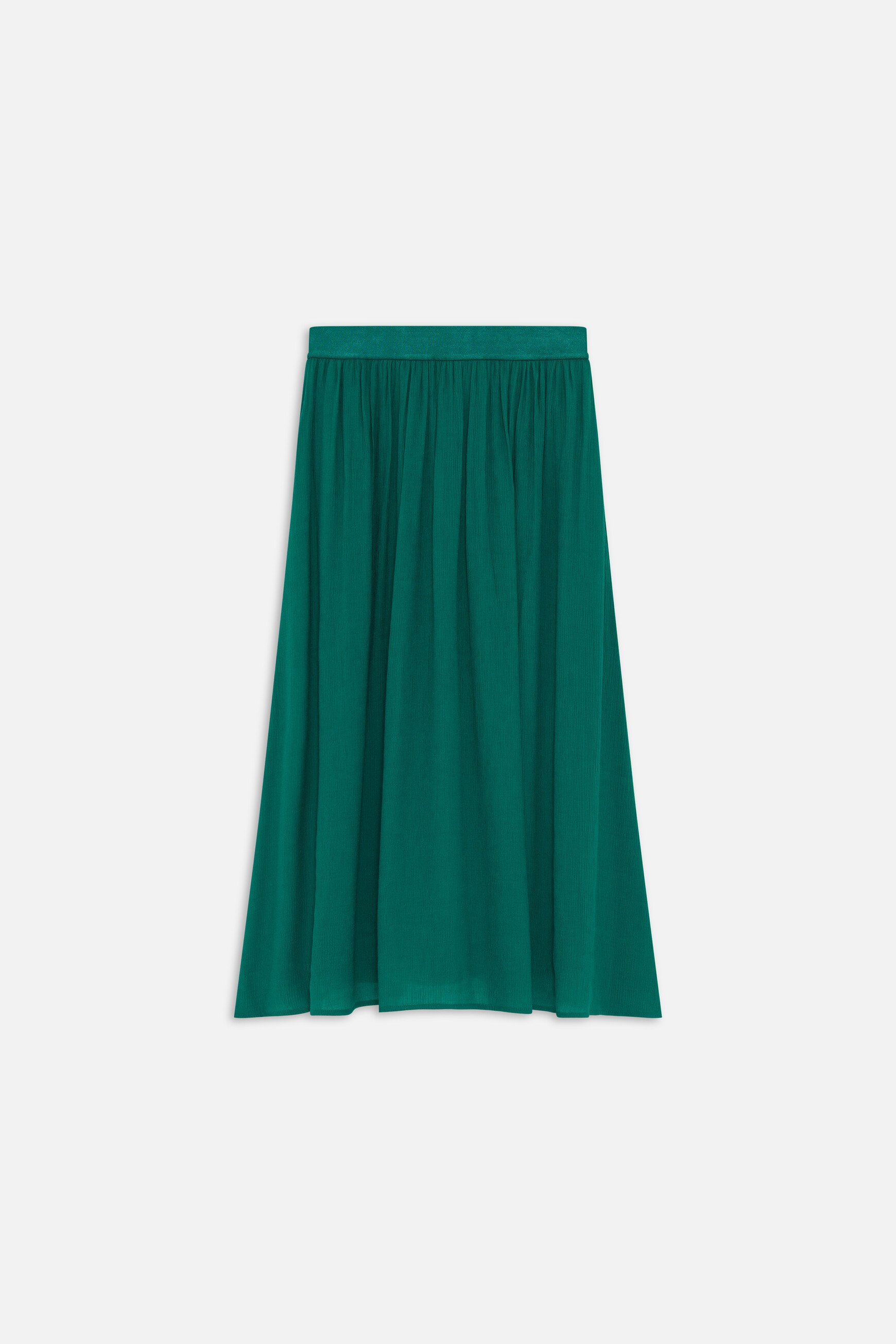 jupe josa vert fonce femme Jupe Josa vert foncé femme