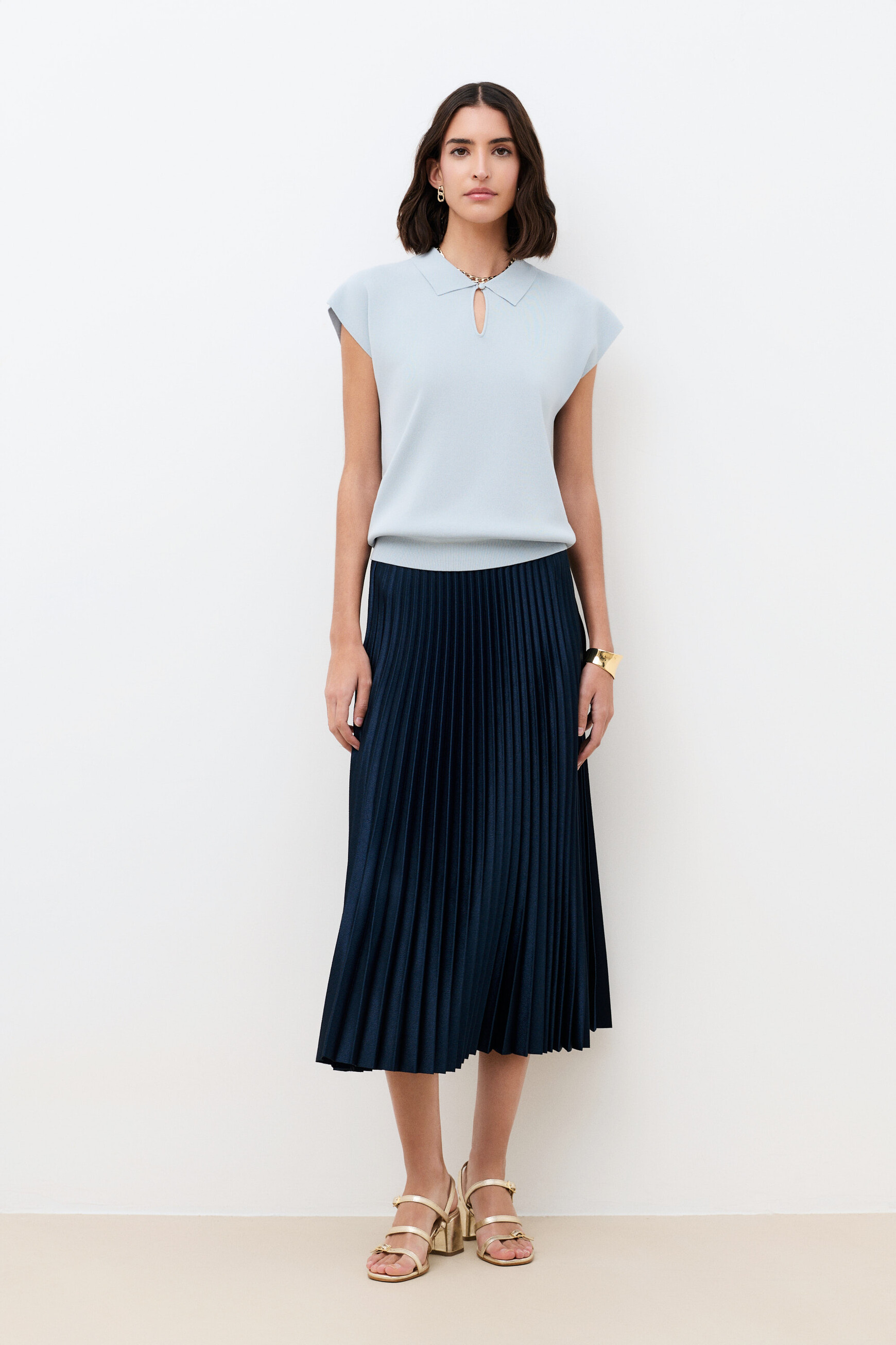 Pull Mruben sweater Mruben pastel blue woman