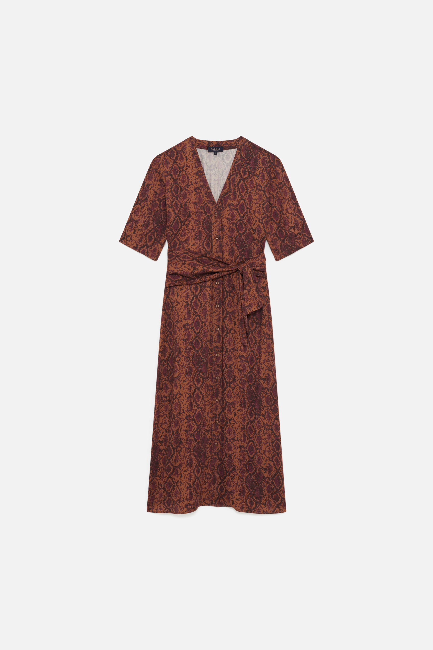 robe relisa marron cognac femme Robe Relisa marron cognac femme