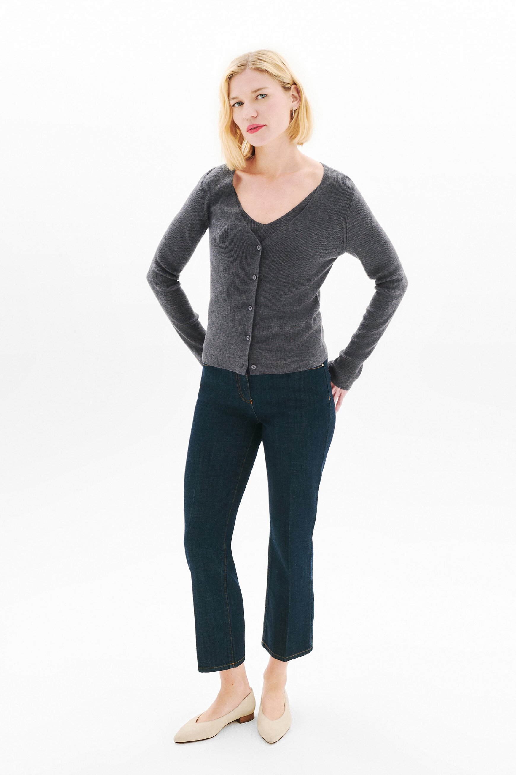 mwithney sweater grey woman Mwithney sweater grey woman