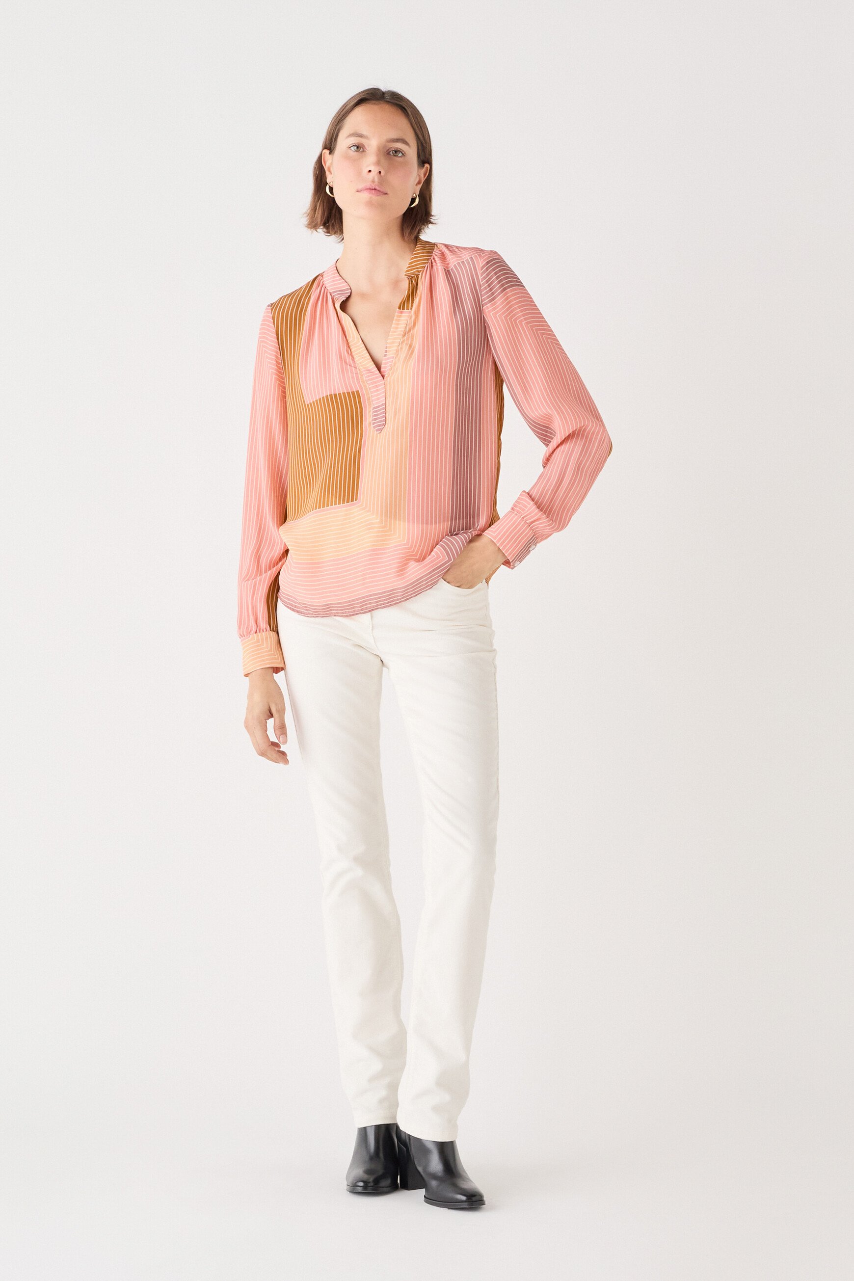 blouse csolaire vieux rose femme Blouse Csolaire vieux rose femme
