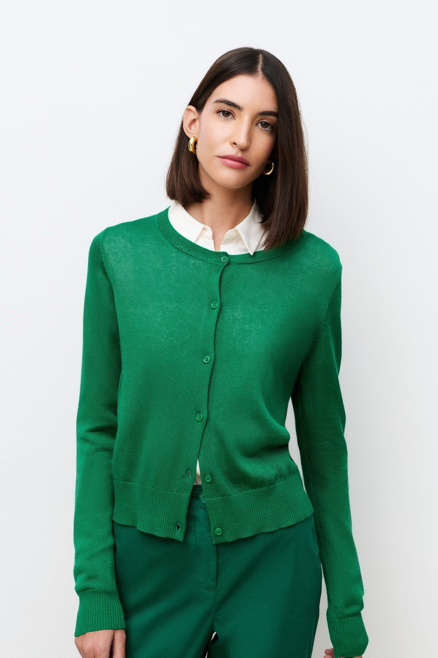 Pull Mcallie vert femme