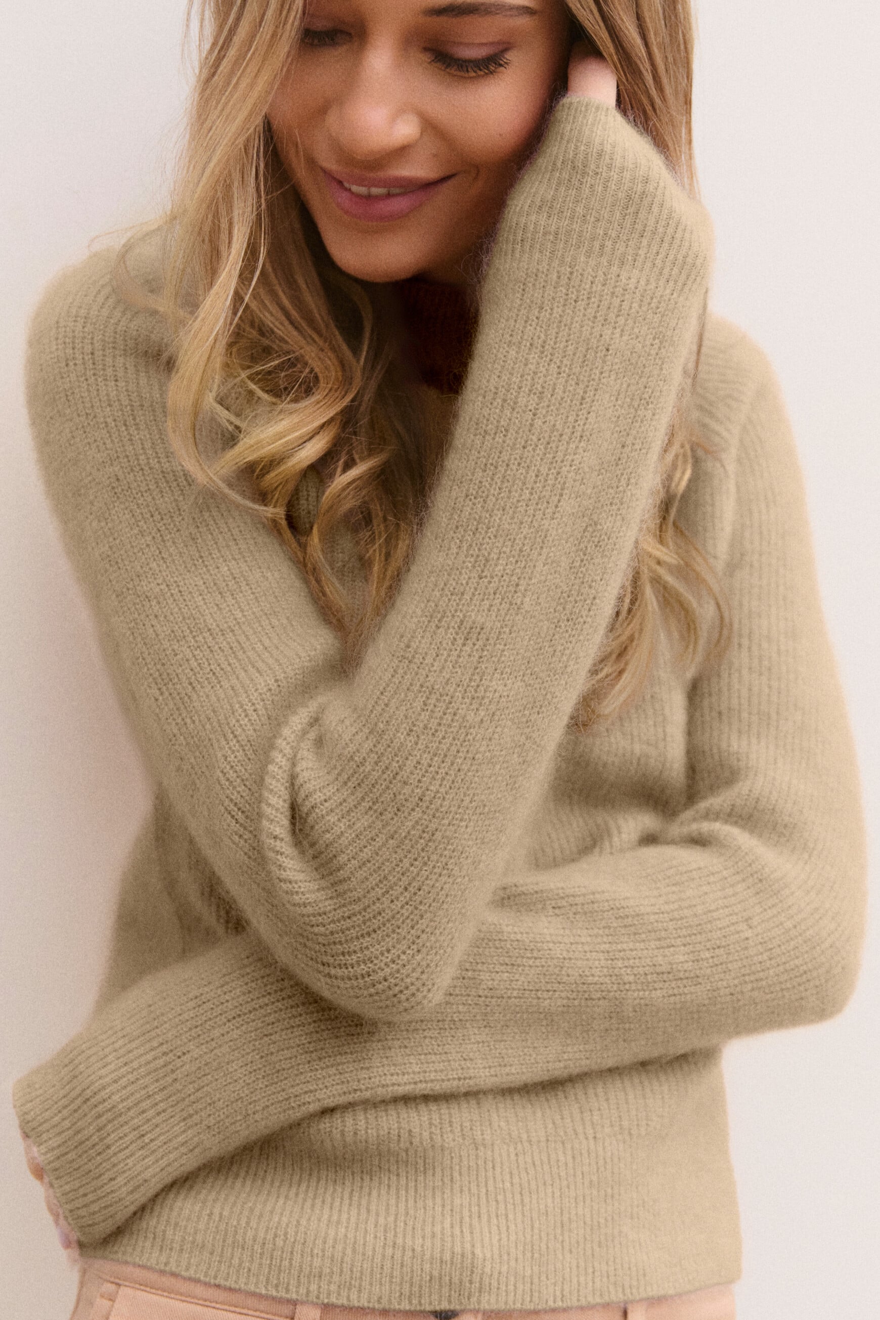 Mviolene sweater taupe woman