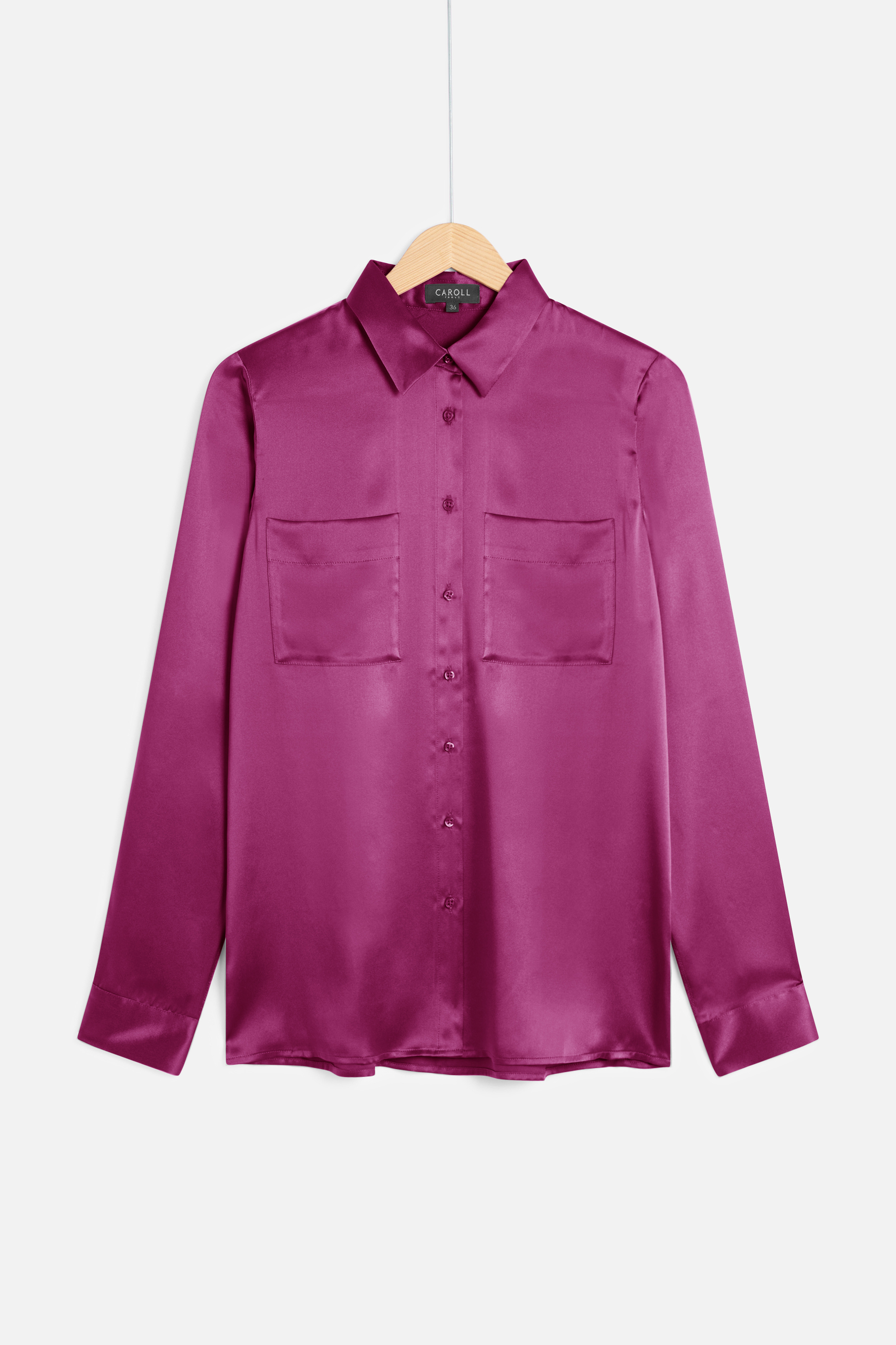 chemisier jeanne 100 soie prune femme chemisier jeanne 100% soie prune femme