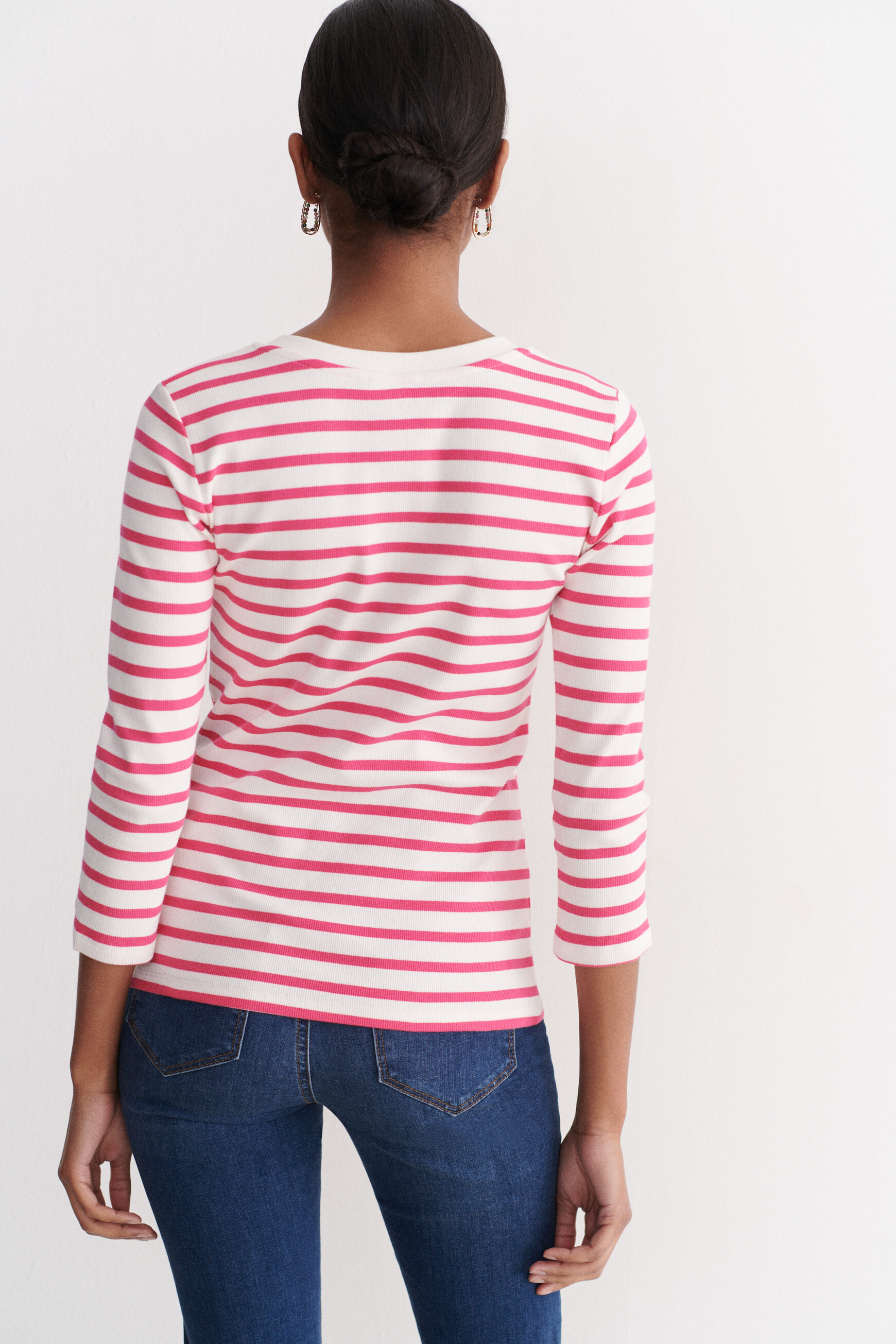 t shirt bento b rose fushia femme t-shirt bento b rose fushia femme