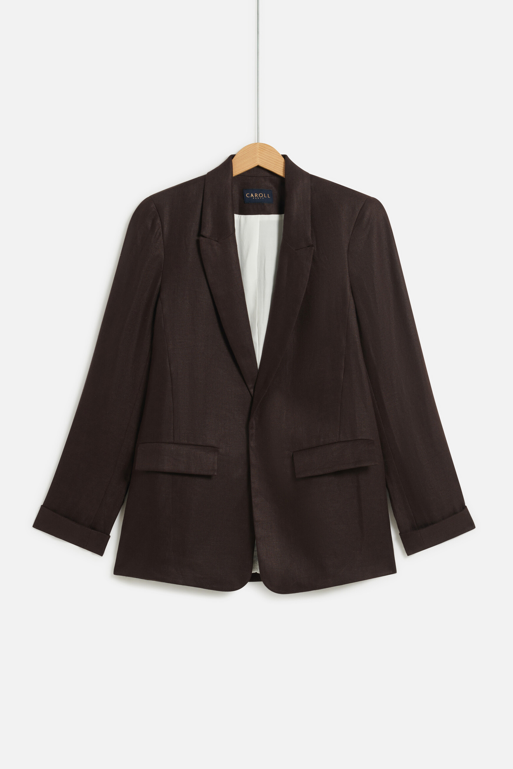 Blazer randine marron fonce femme