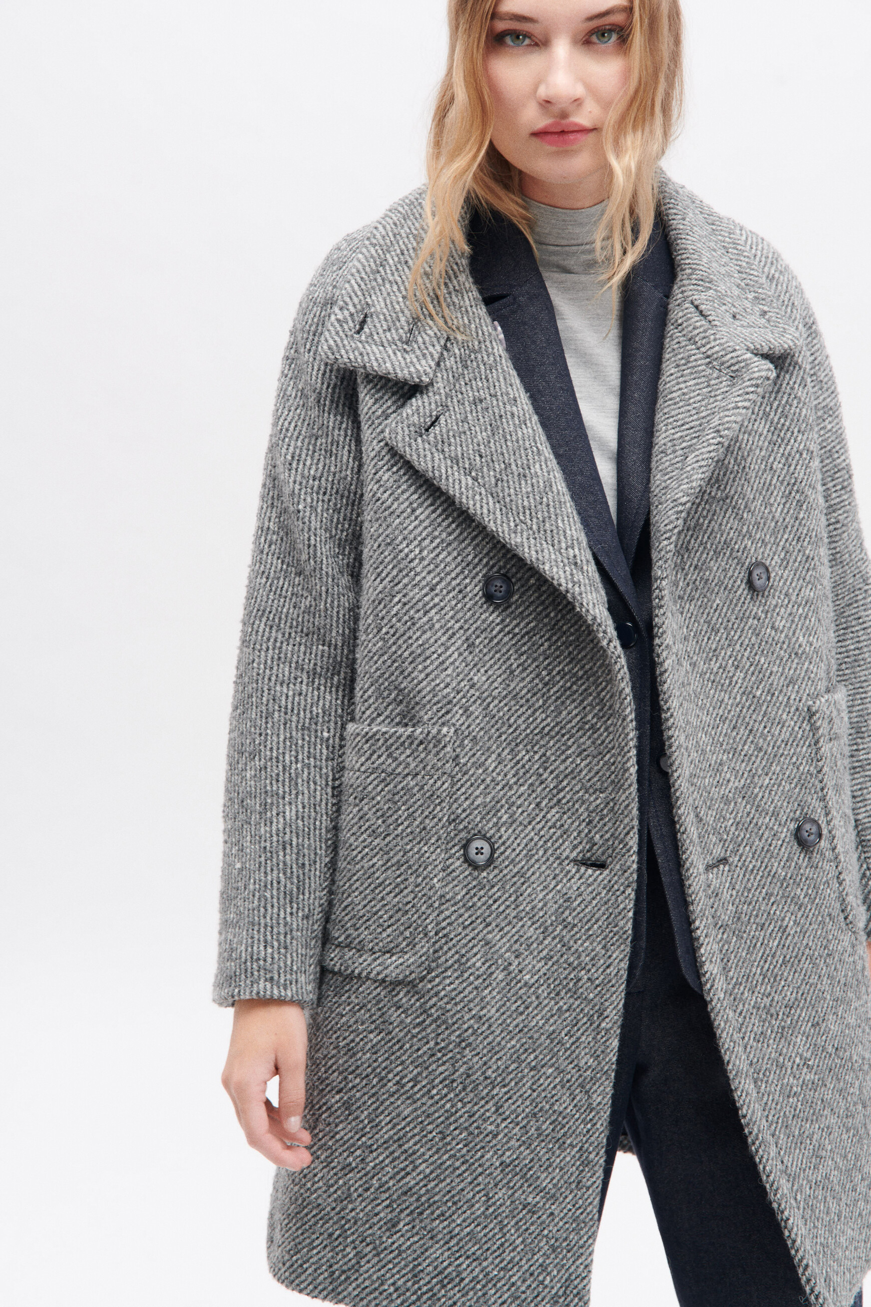 Genio coat grey woman