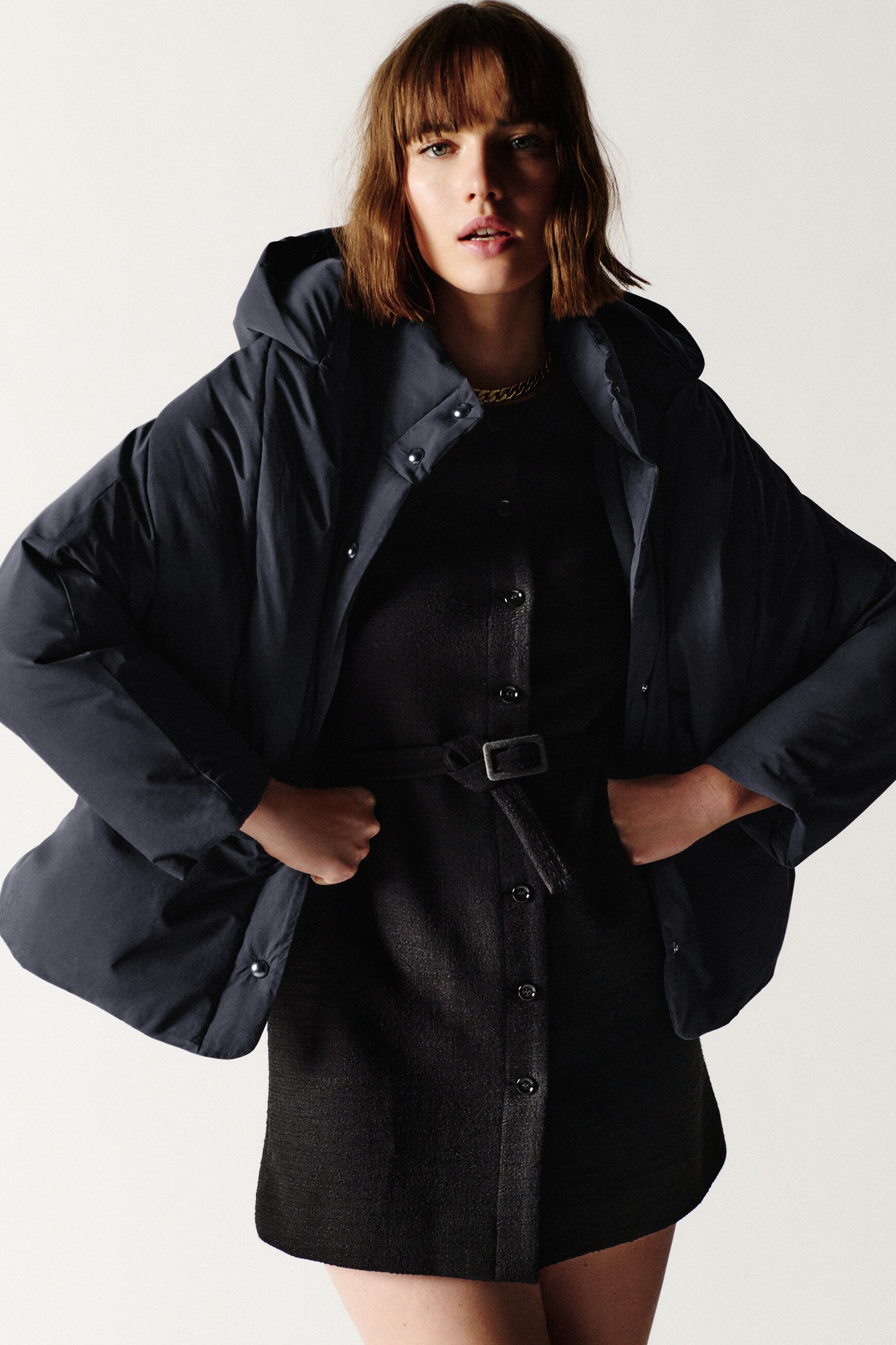 Chaqueta acolchada Goliam azul marino mujer